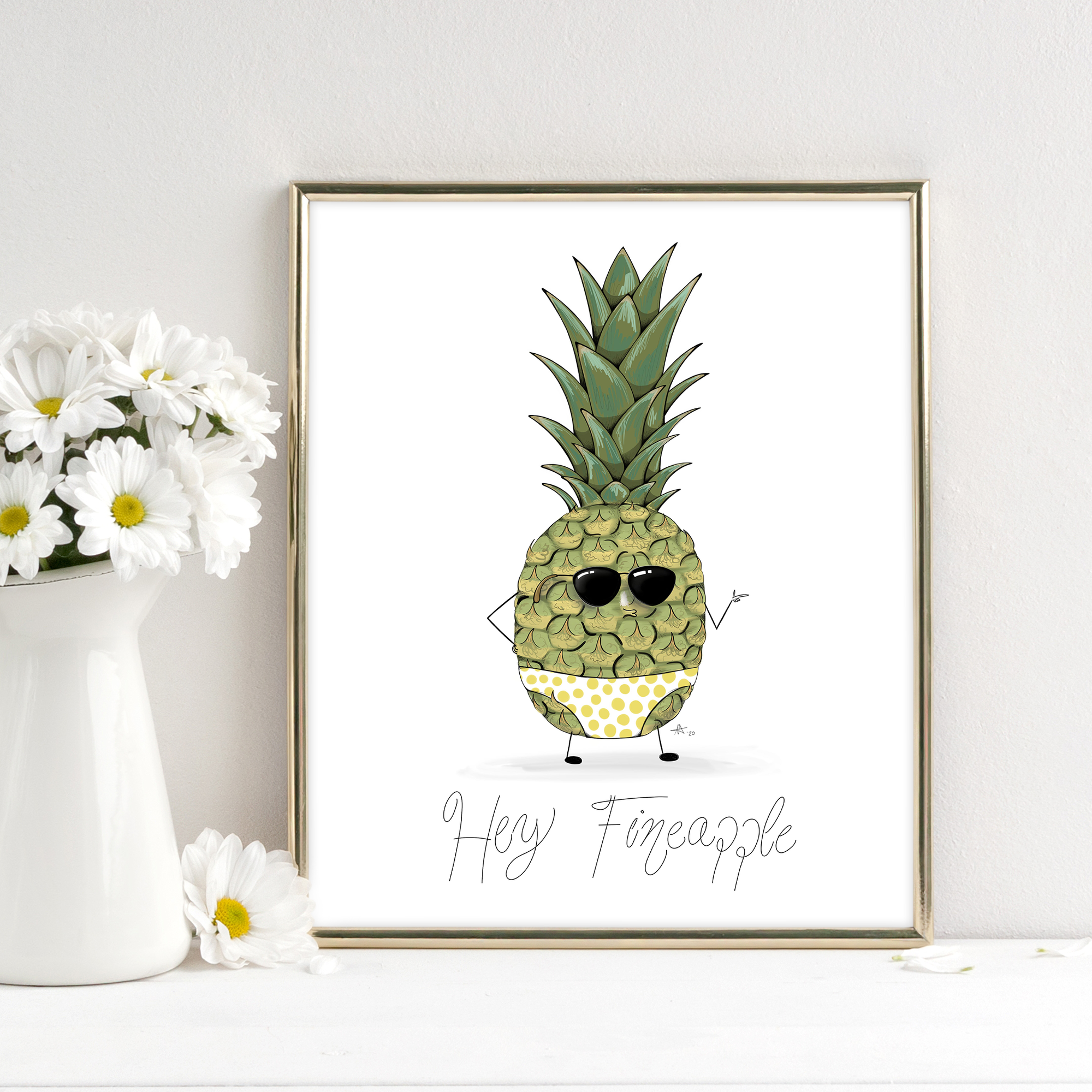 "Hey Fineapple" - Fine Art Print