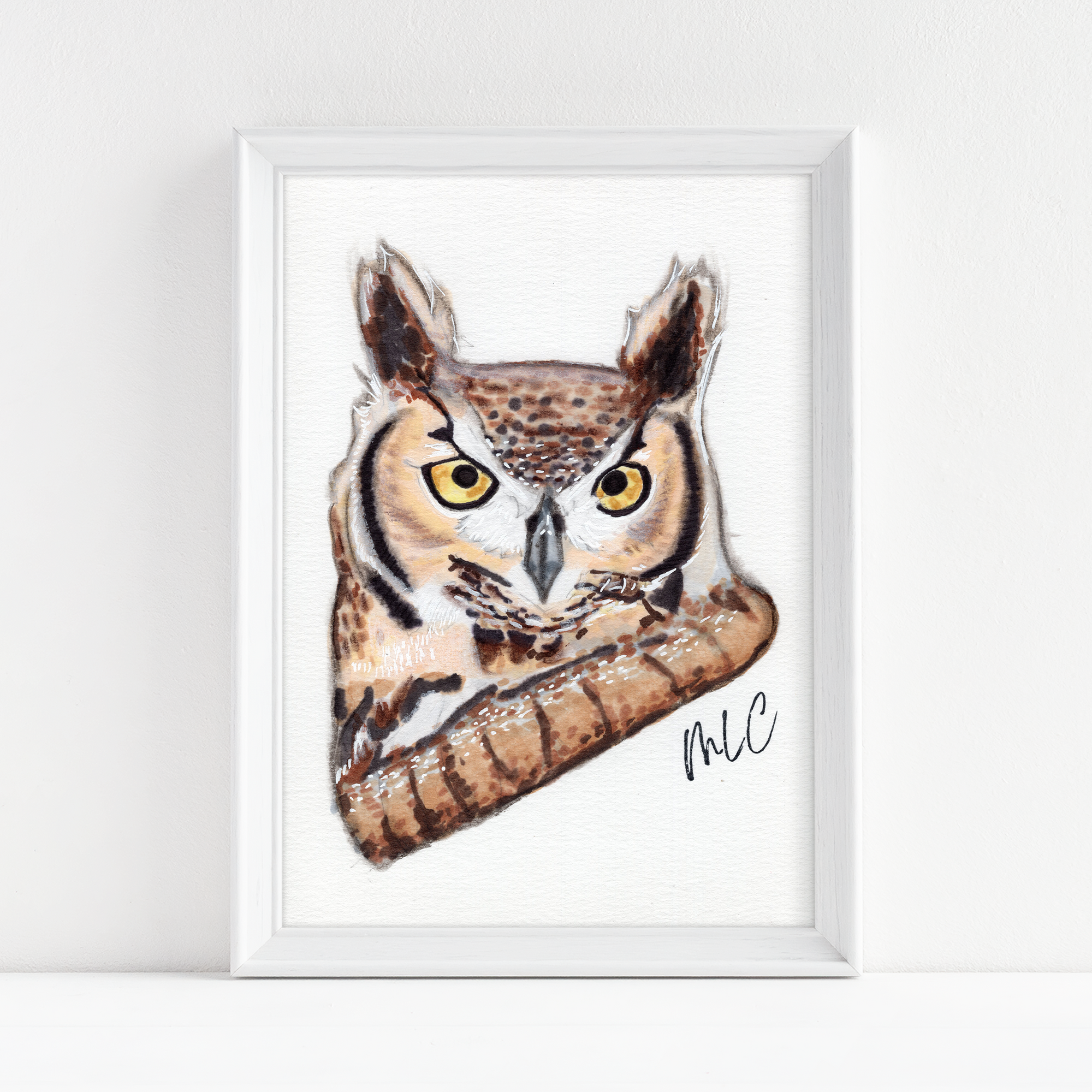 Great Horned Owl - Fine Art Print