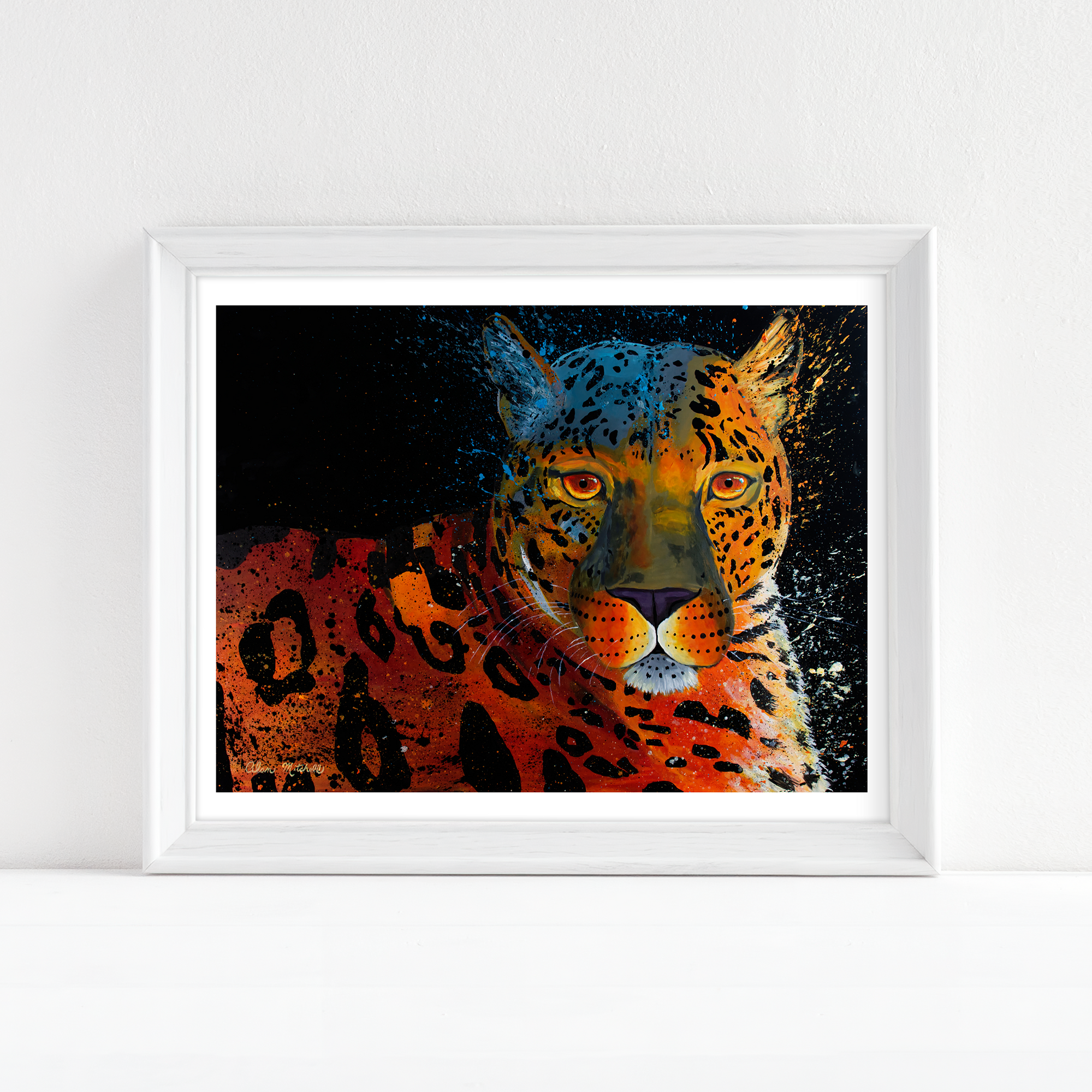"Hiding Jaguar" - Fine Art Print