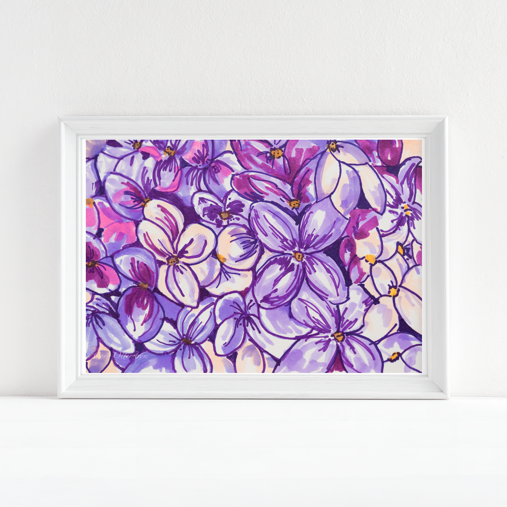 "Lots of Lilacs" - Fine Art Print