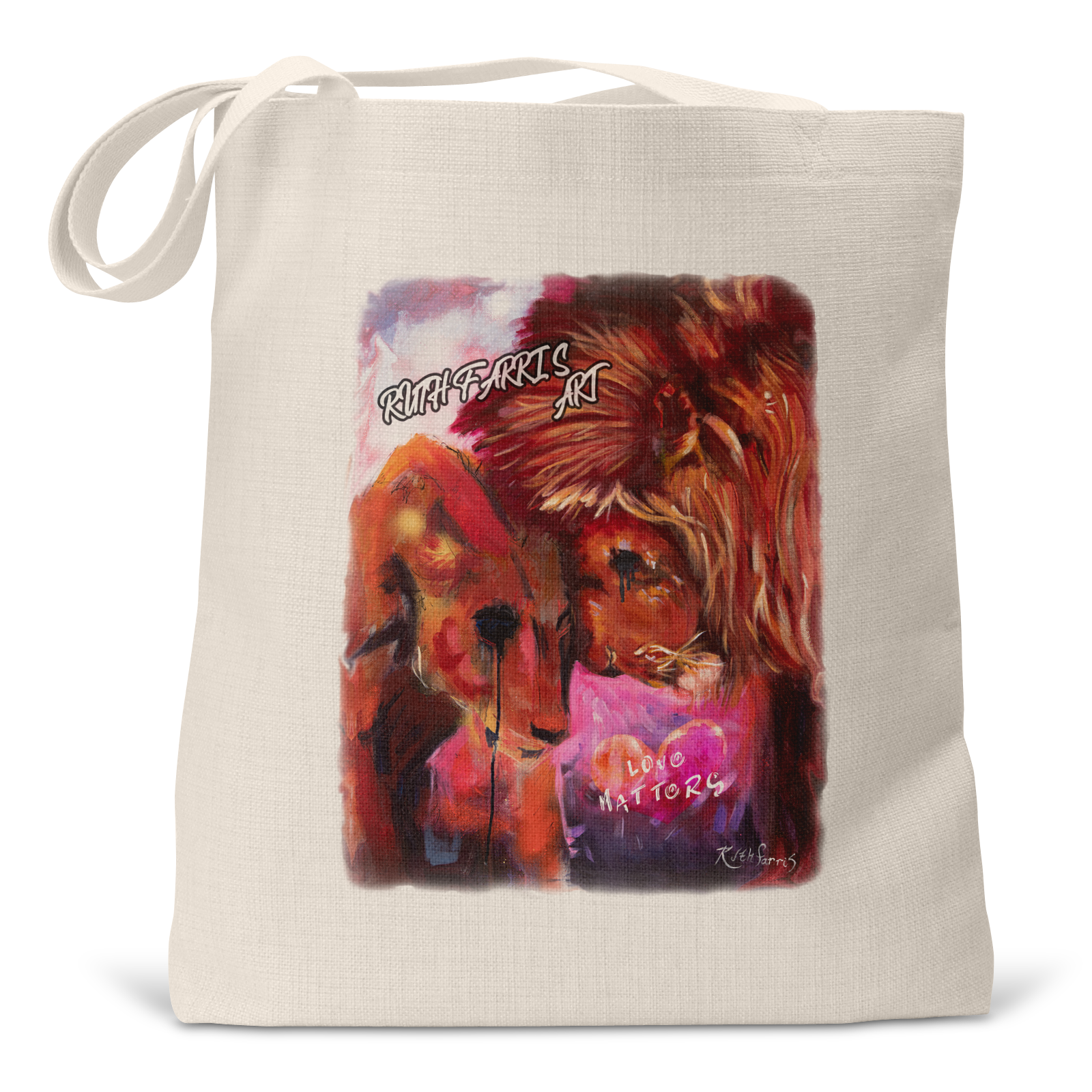 "Love Matters" - Small/Large Tote Bag