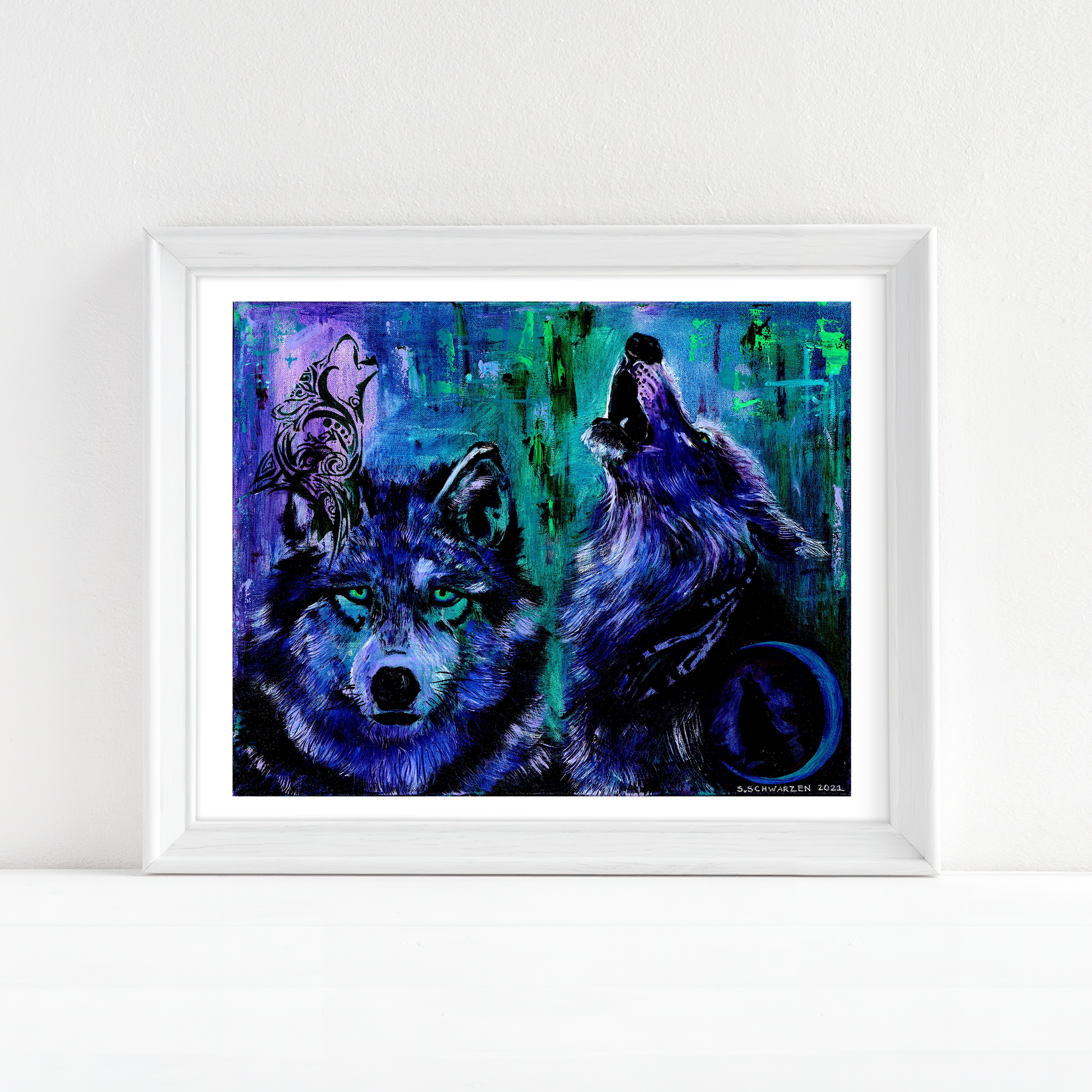 "Majestic Wolves" - Fine Art Print