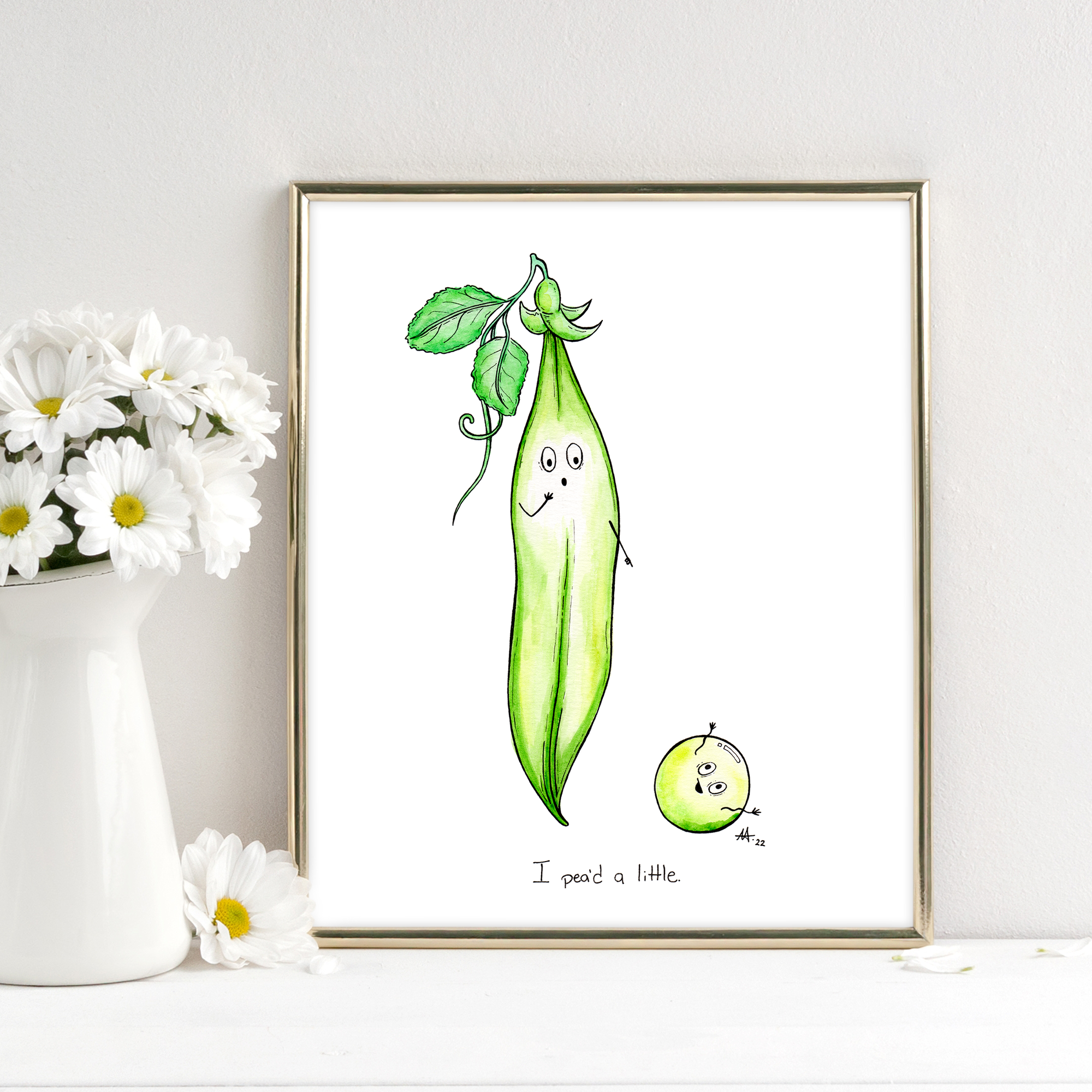 "I pea'd a little" - Fine Art Print