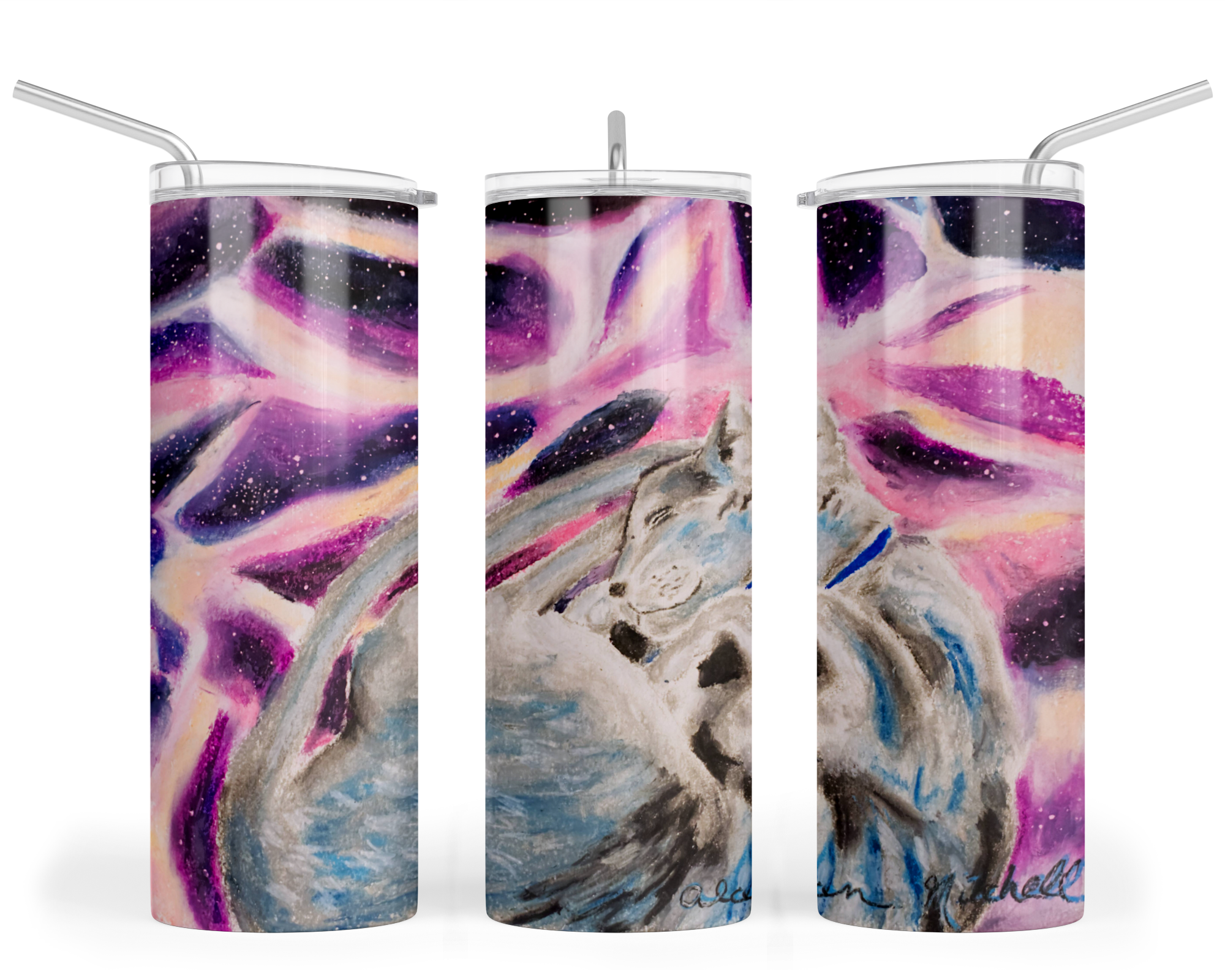 "Sleeping In The Arms Of Oblivion" - Stainless Steel Tumbler