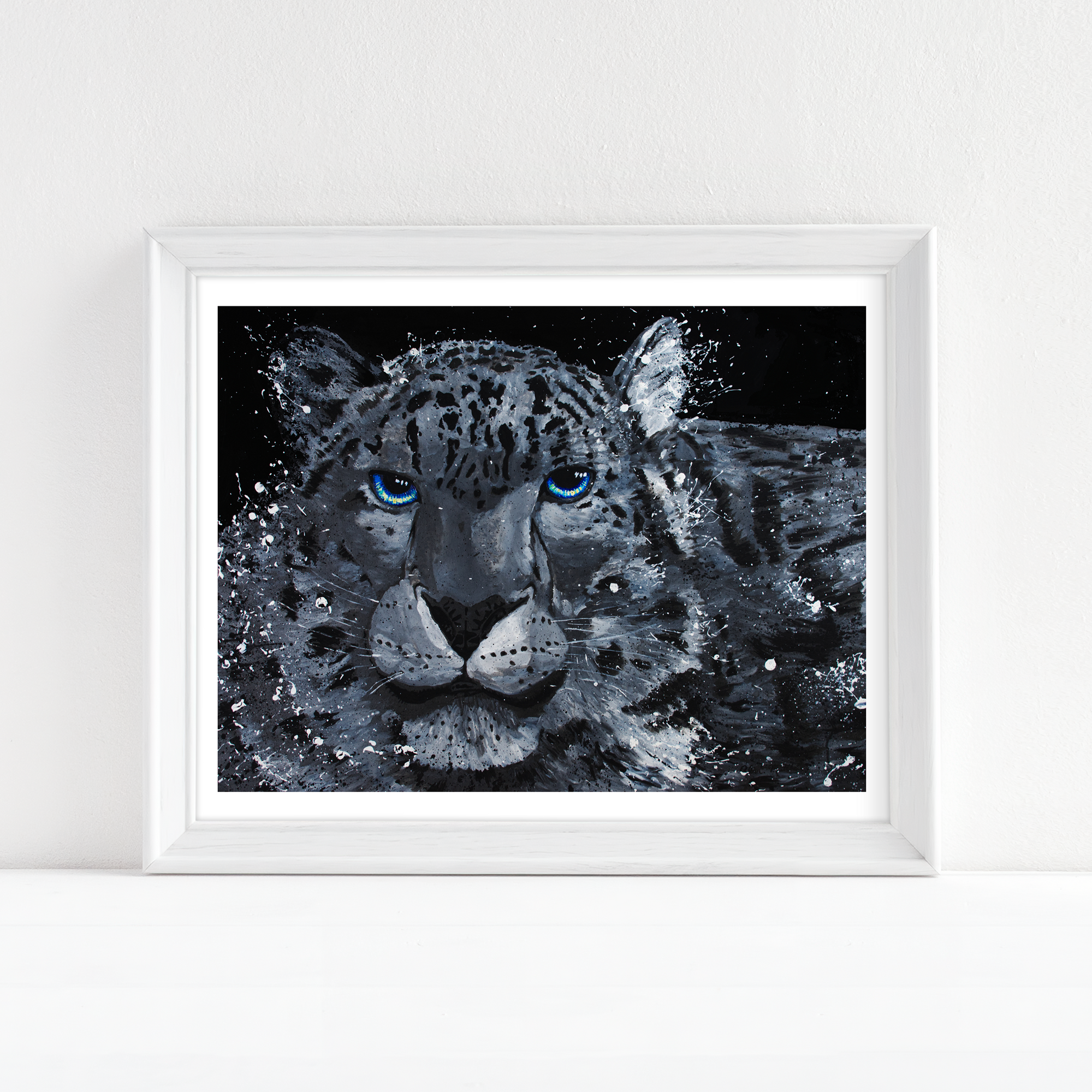 "Snow Leopard" - Fine Art Print
