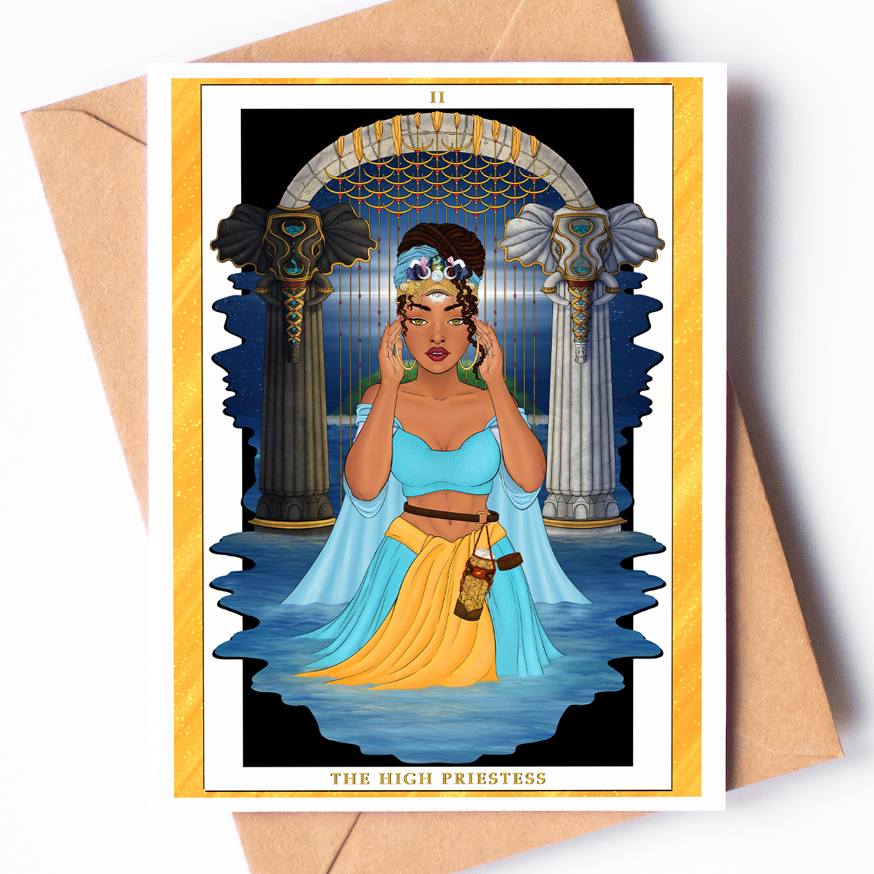 "The High Priestess" - Greeting Card