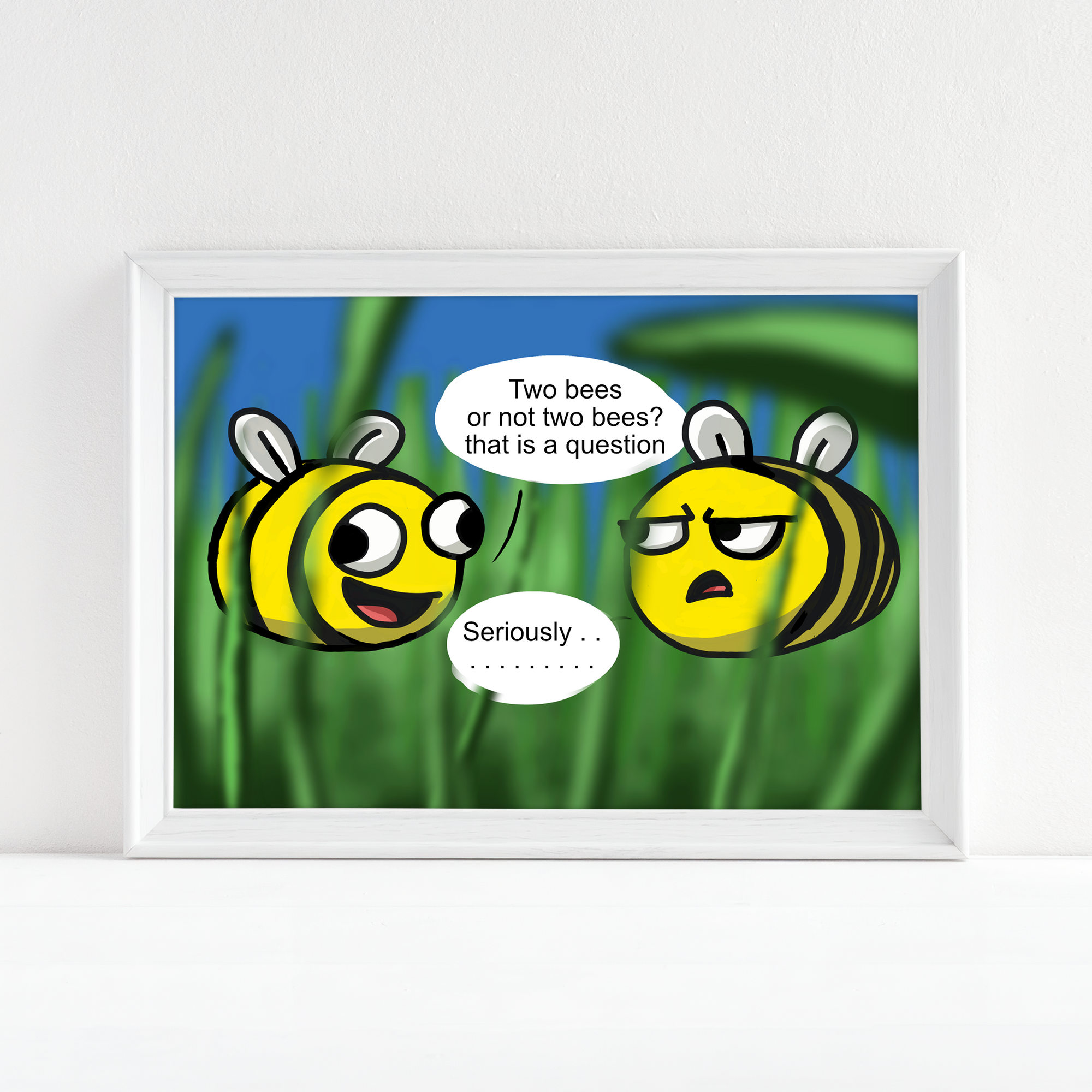 "Two Bees" - Fine Art Print