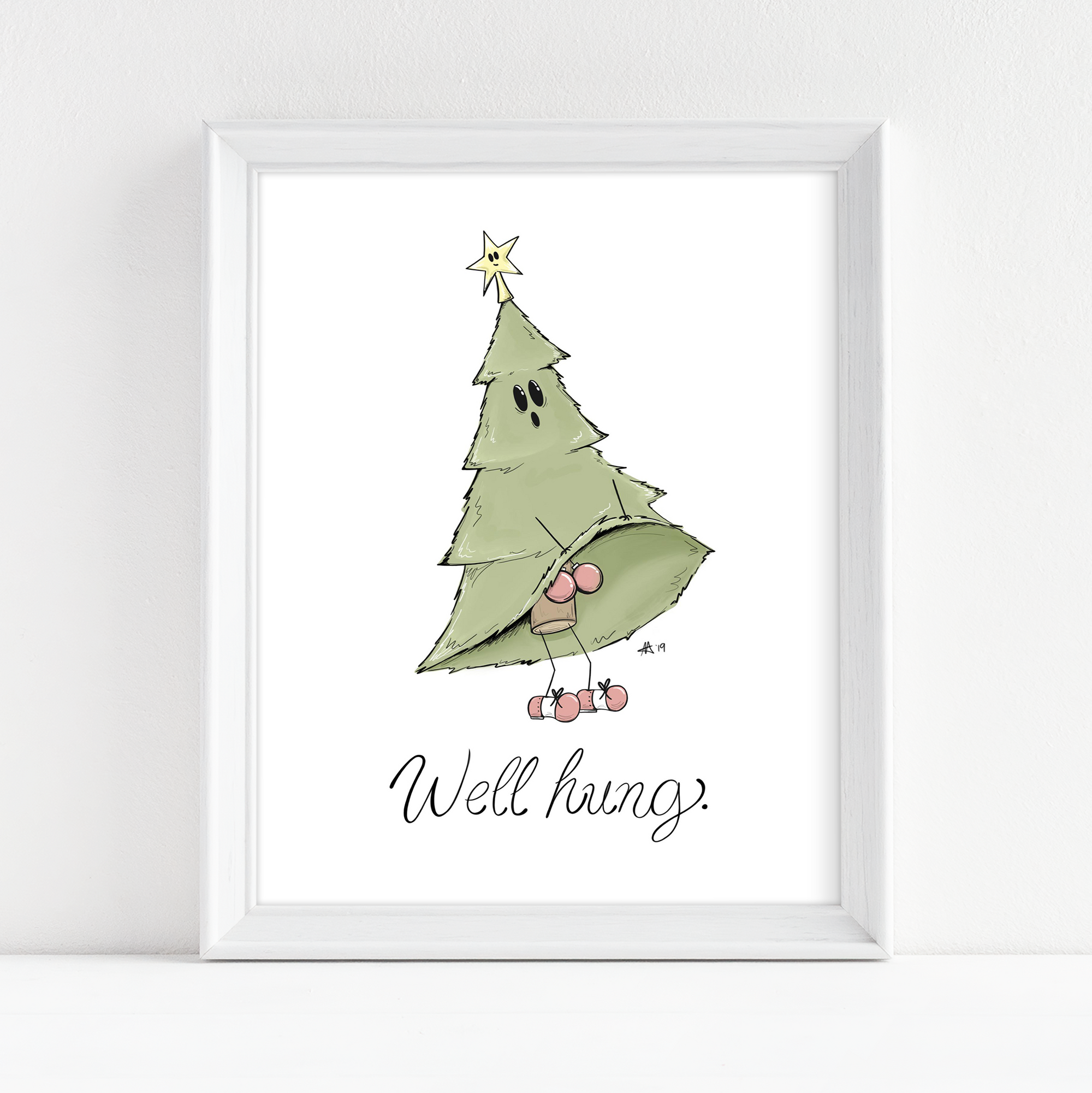 "Well hung." - Fine Art Print