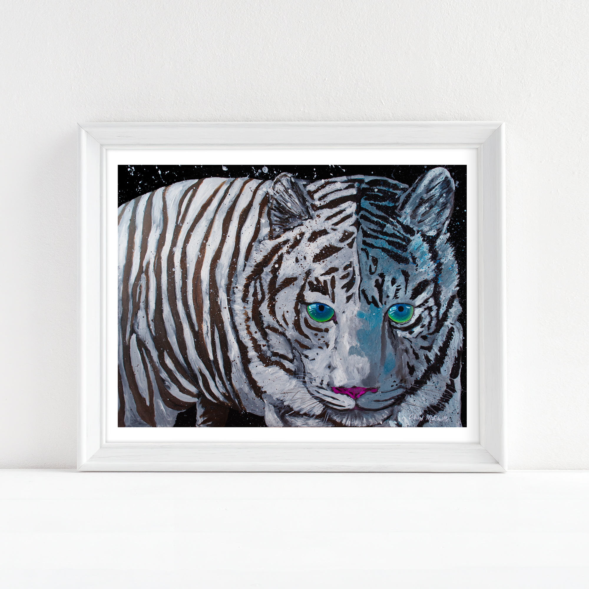 "White Tiger" - Fine Art Print