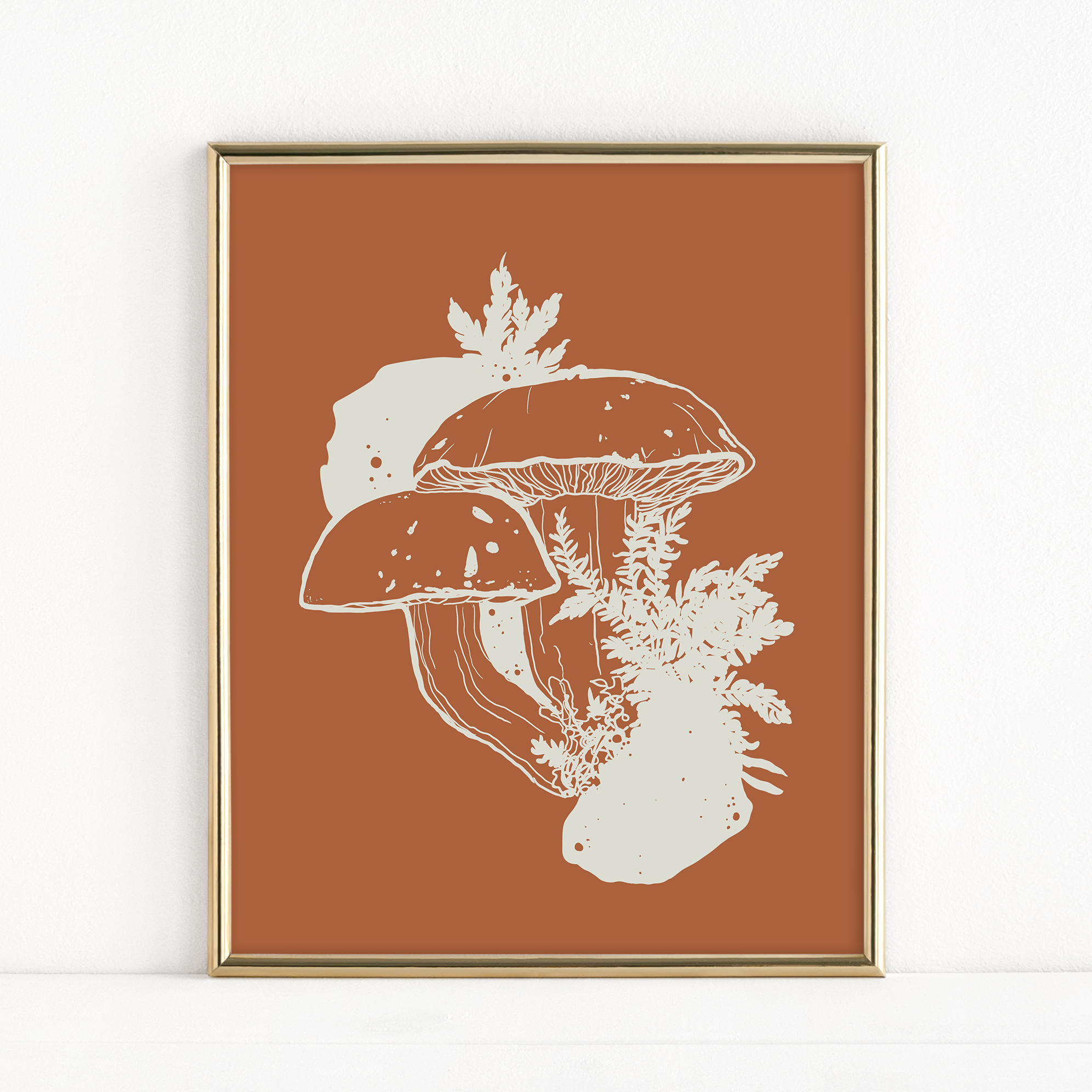 "Boho Mushrooms" - Fine Art Print