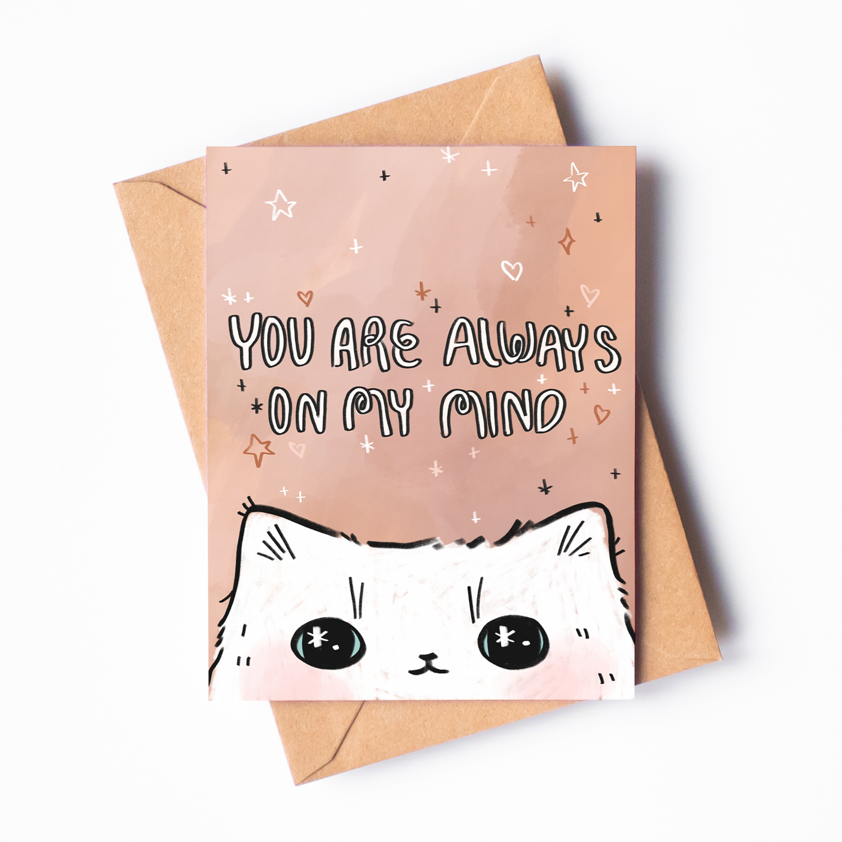 "You Are Always On My Mind" - A2 Greeting Card