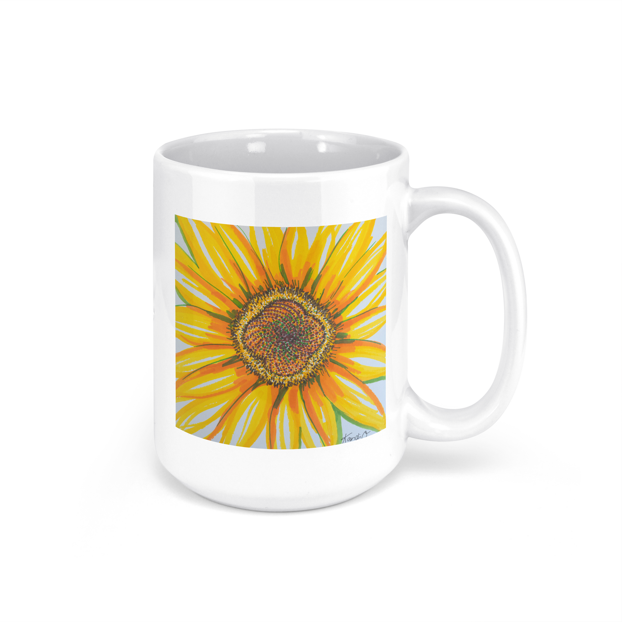 "Hello Sunshine" - 15oz Coffee Mug