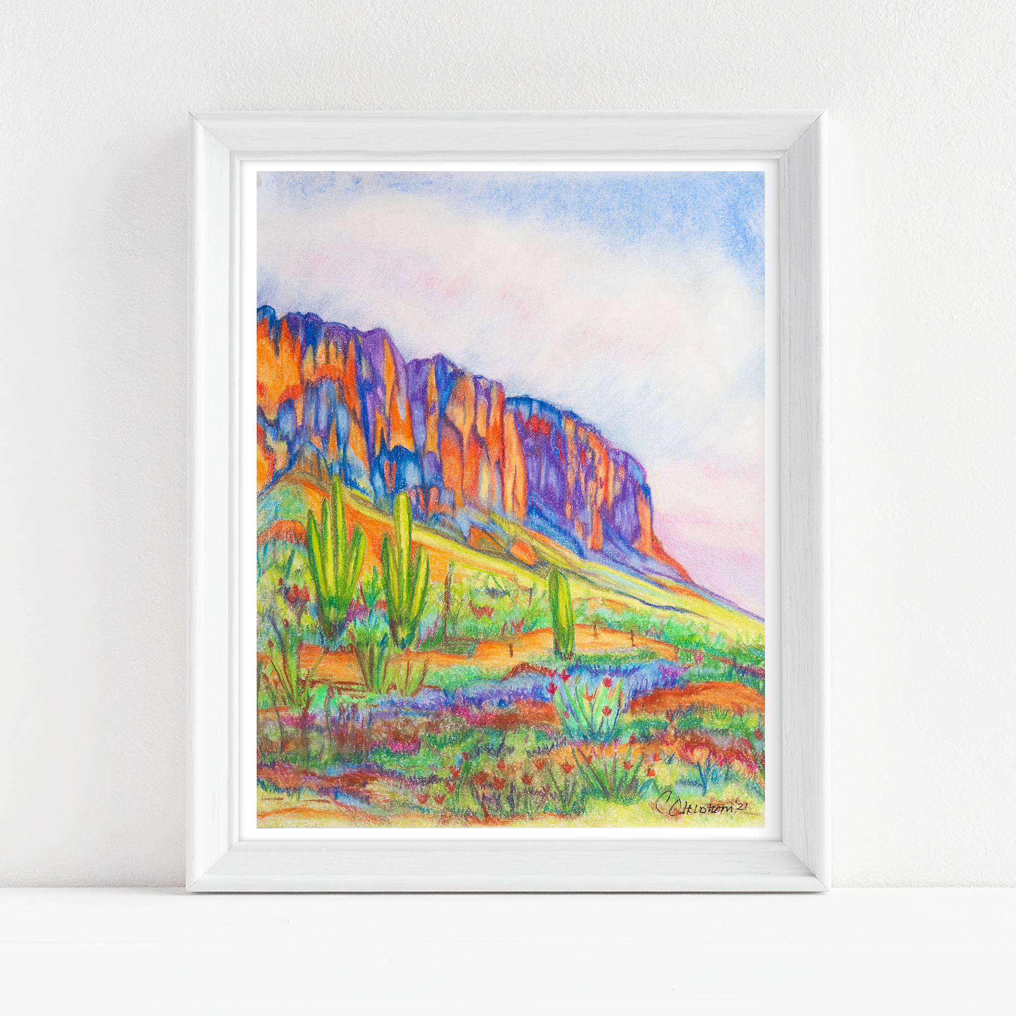 "Purple Mountains" - Fine Art Print