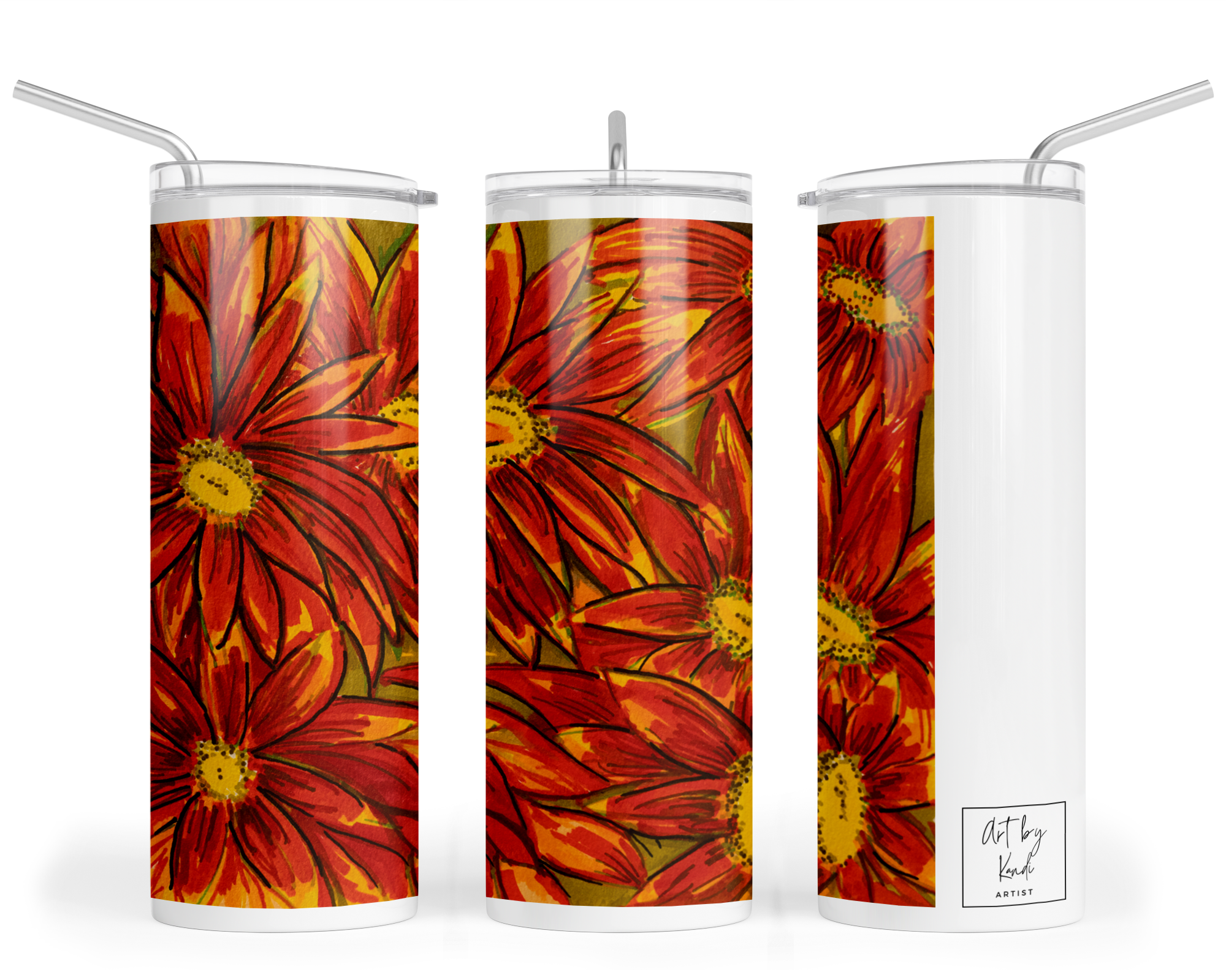 "A Bouquet of Sunshine" - Stainless Steel Tumbler