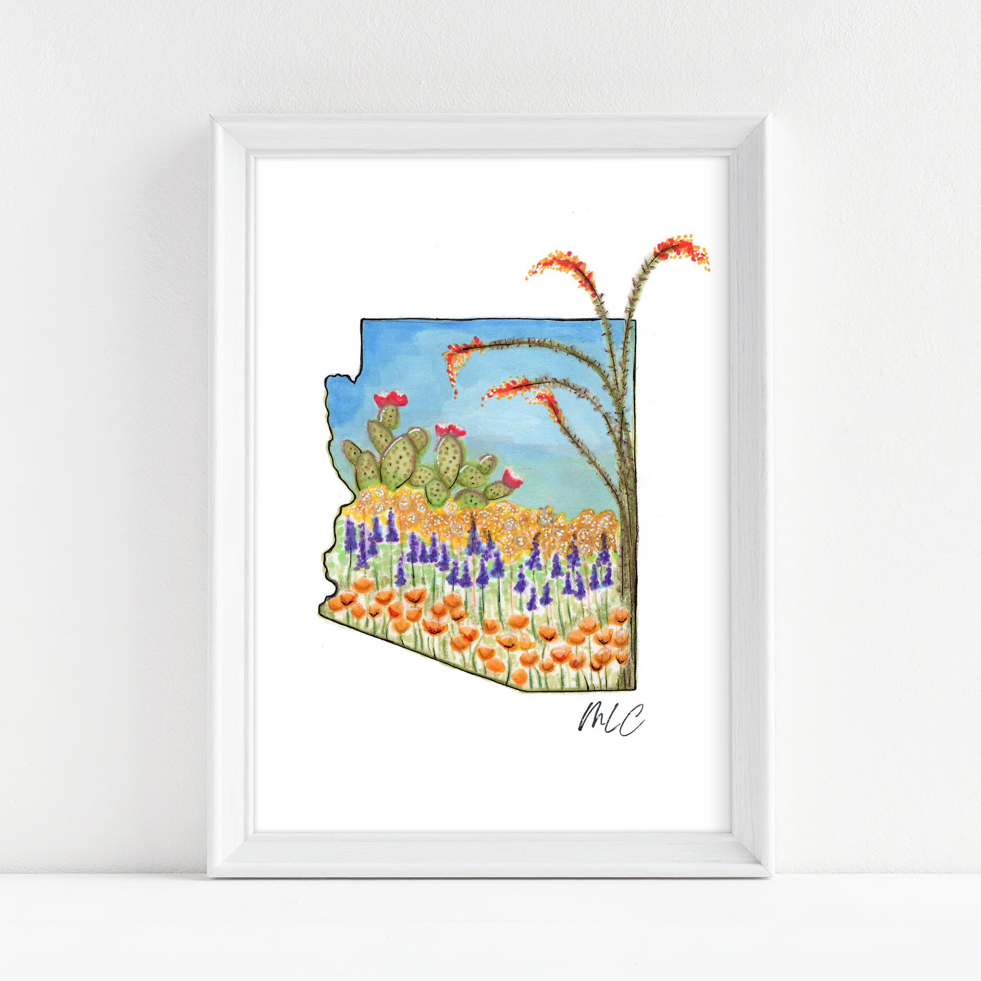 Arizona Wildflowers - Fine Art Print