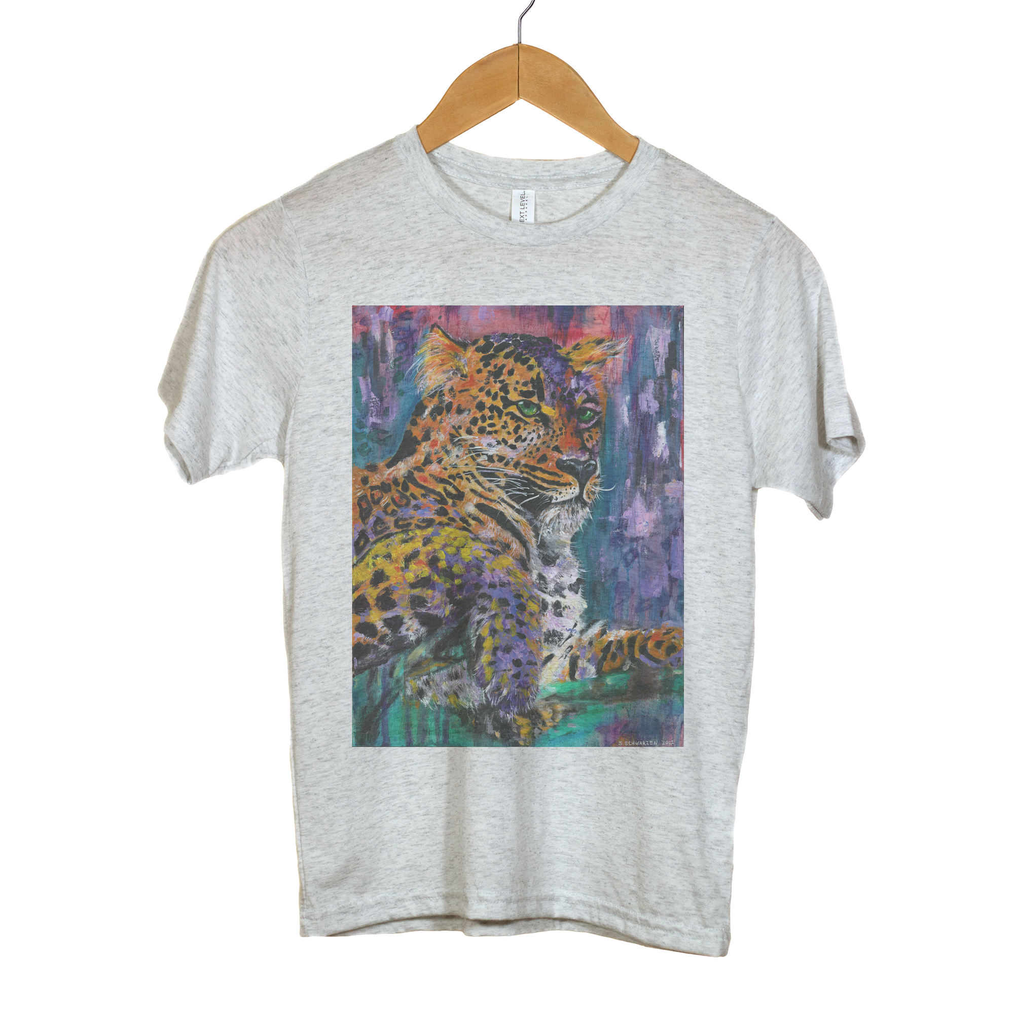 "Ava the Royal Leopard" - YOUTH Triblend Tee