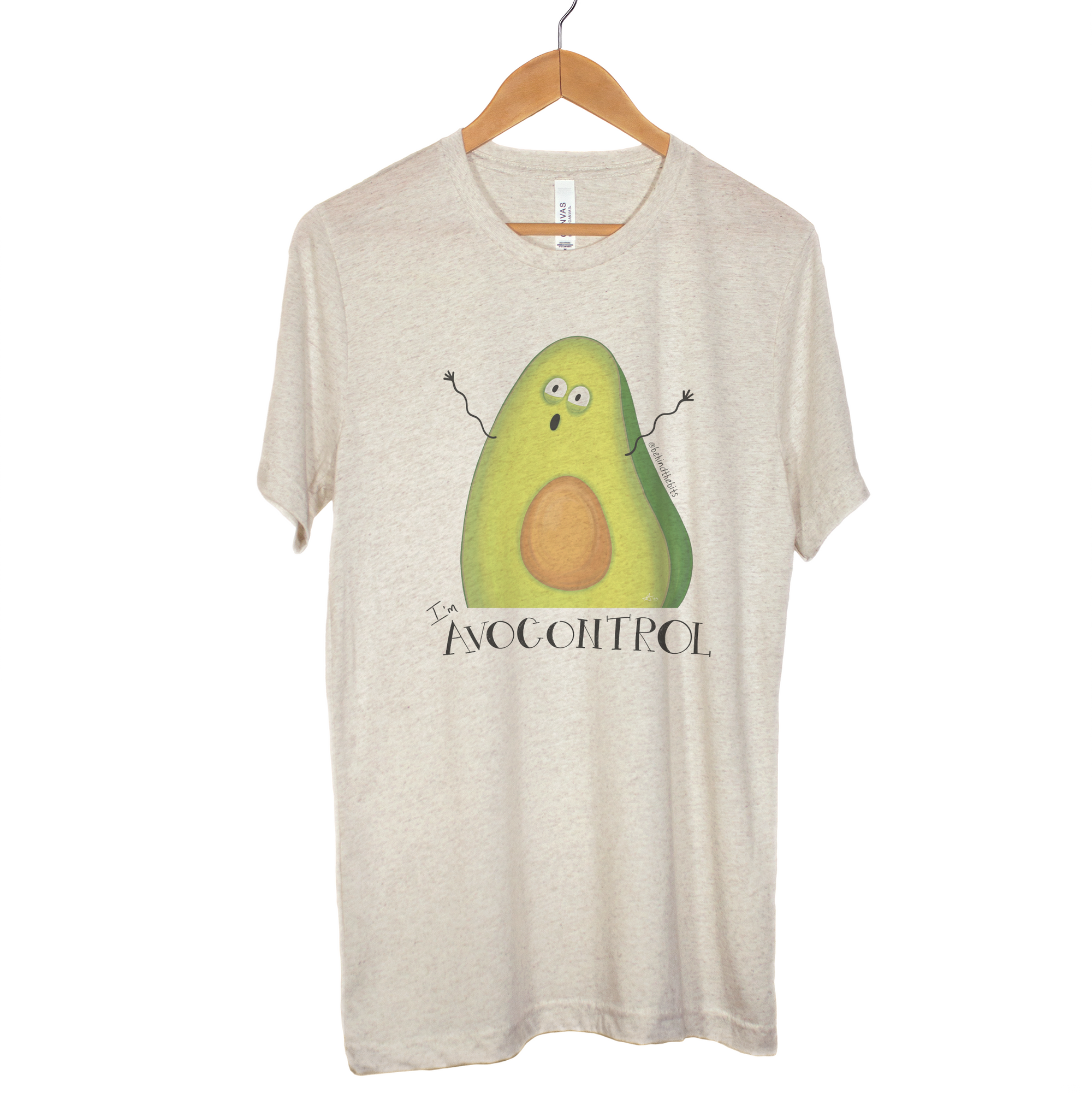 "I'm AVOCONTROL" - Oatmeal Triblend Tee