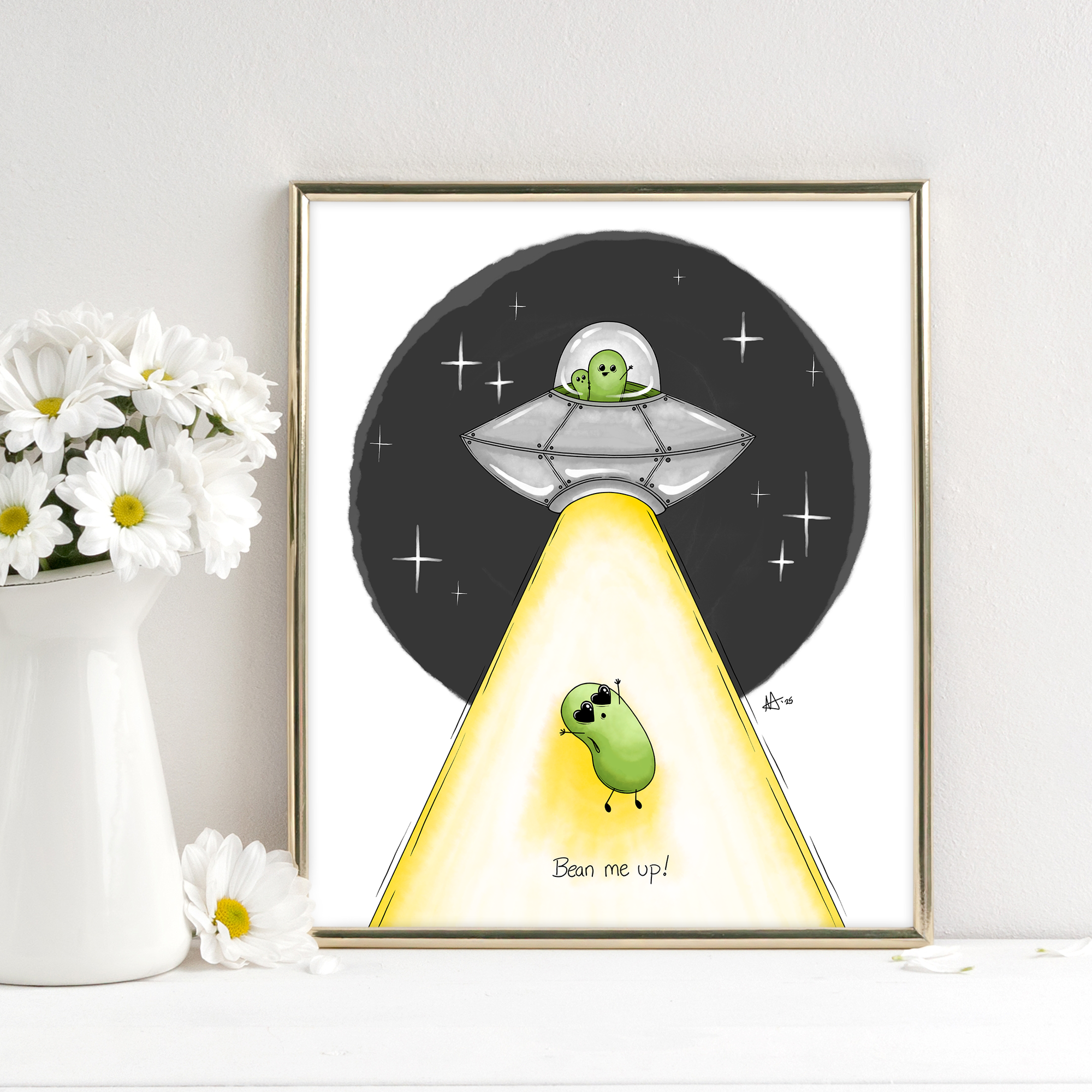 "Bean me up!" - Fine Art Print