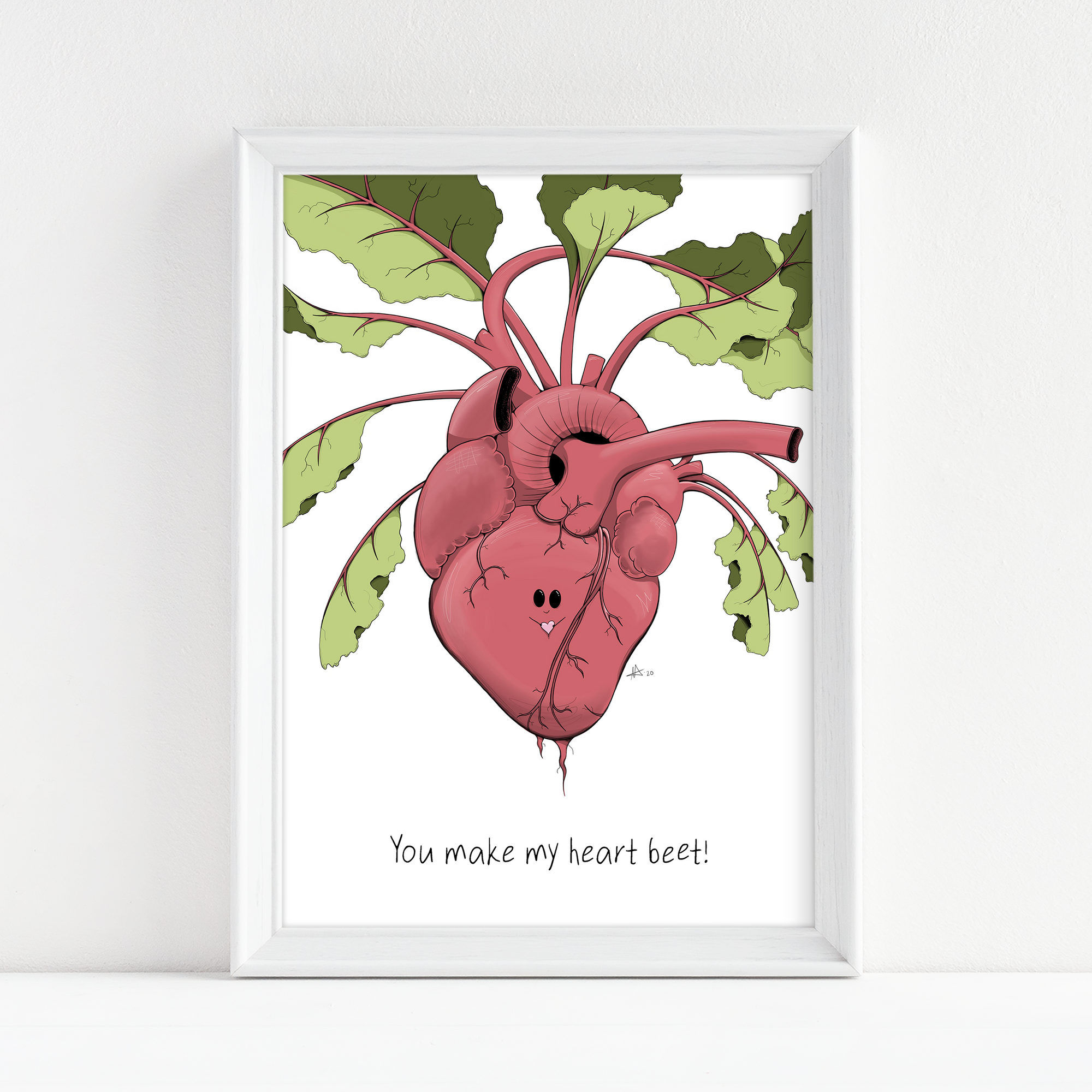 "You make my heart beet!" - Fine Art Print