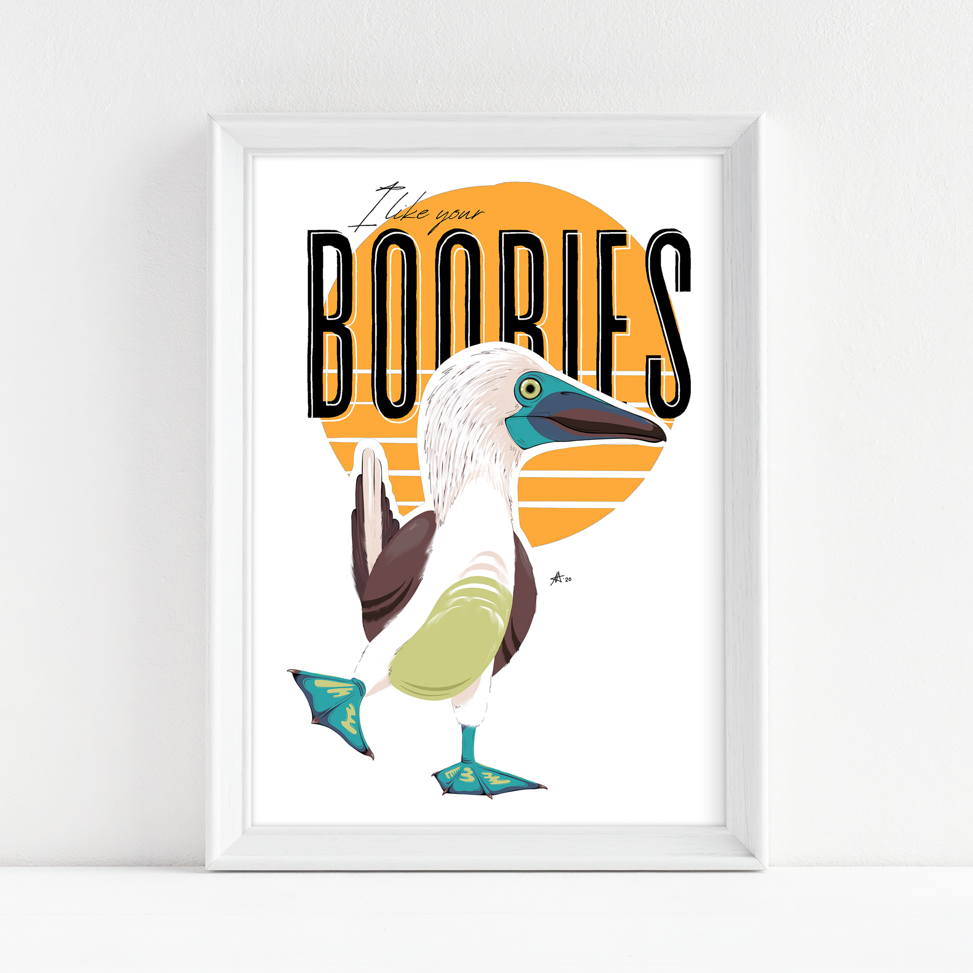 "I like your BOOBIES" - Fine Art Print