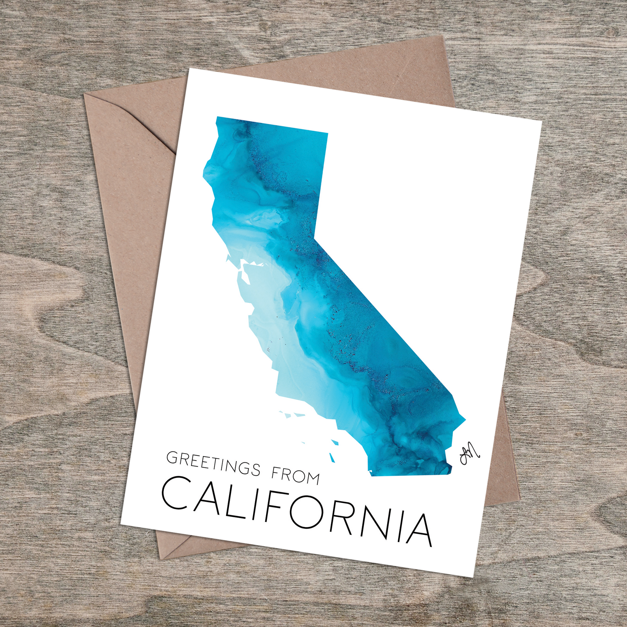 "California Greetings" - Greeting Card (Single or Pack)