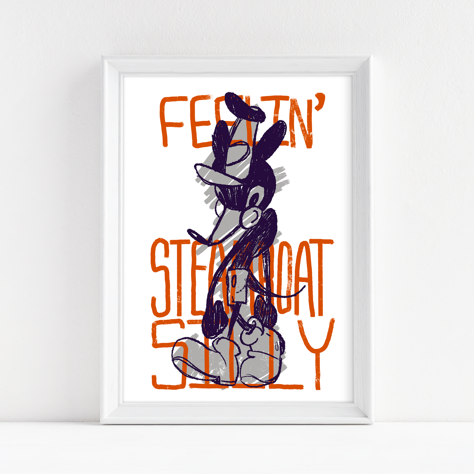 "Feelin' Steamboat Silly" - Fine Art Print
