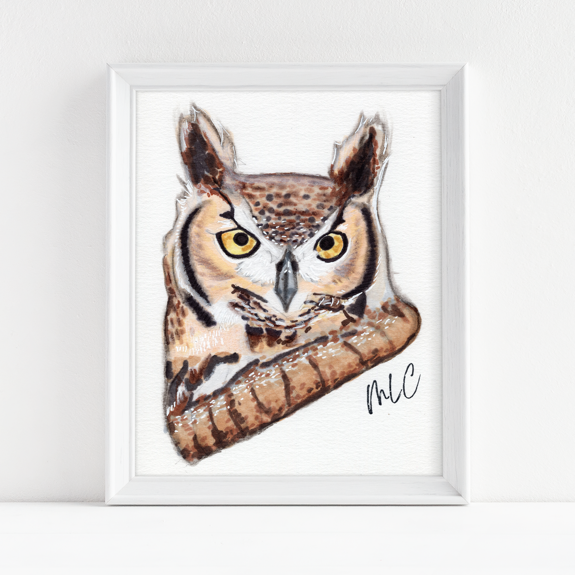 Great Horned Owl - Fine Art Print