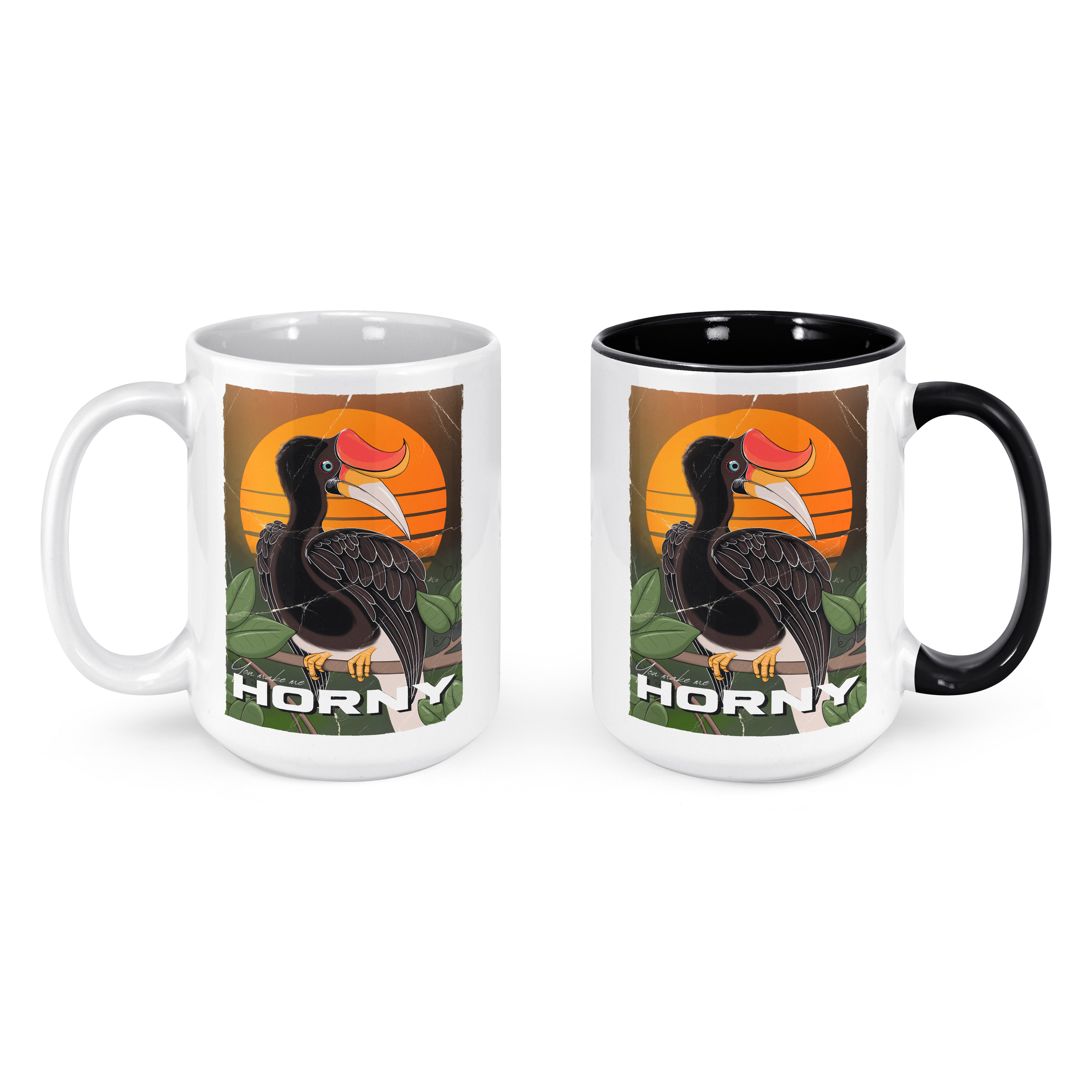 "You make me HORNY" - 15oz Coffee Mug