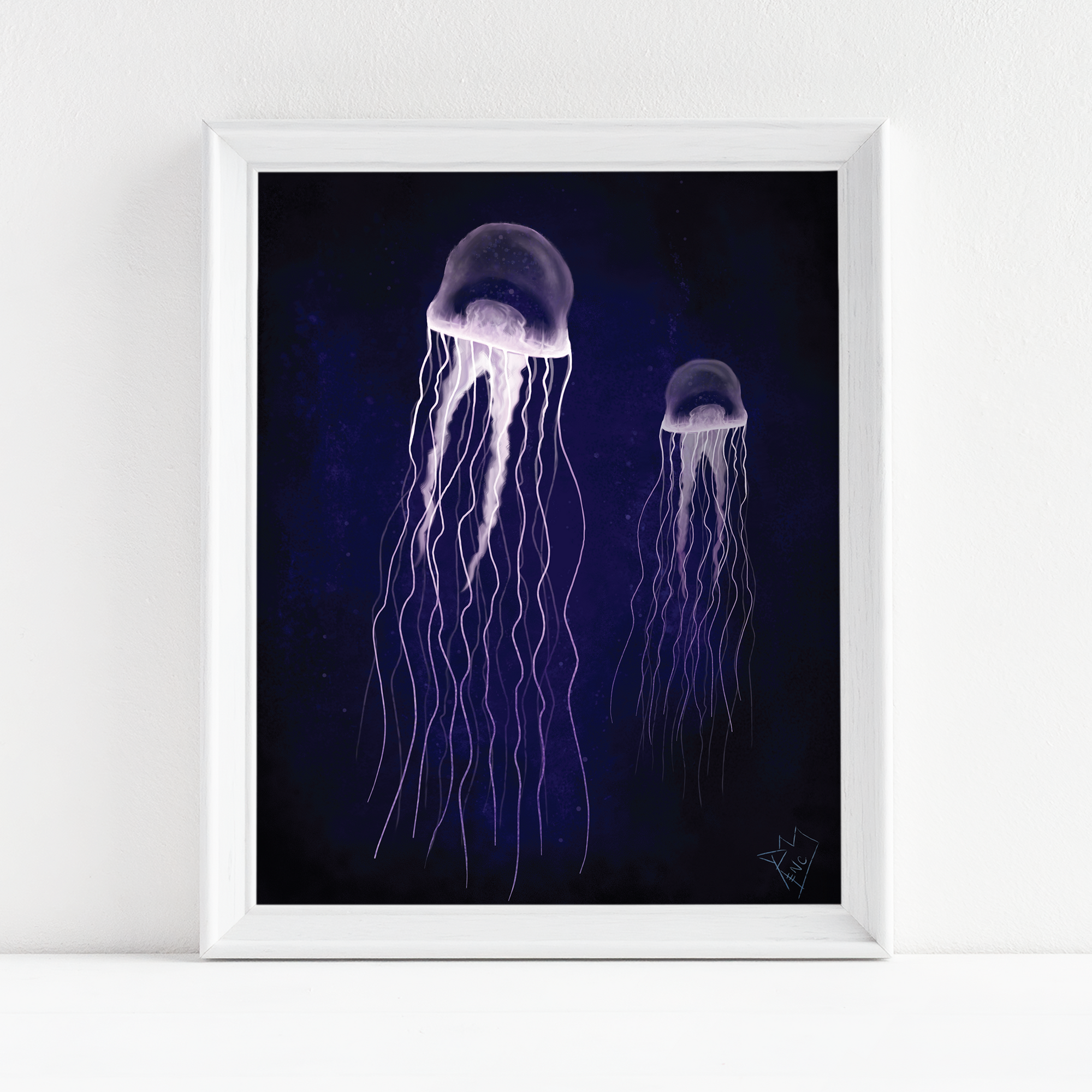 Jellyfish Animal Study - Fine Art Print