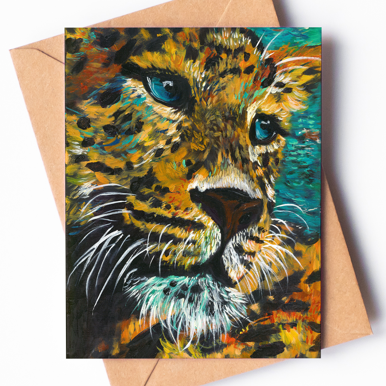 "Lilyana the Leopard" - Greeting Card (Single or Pack)