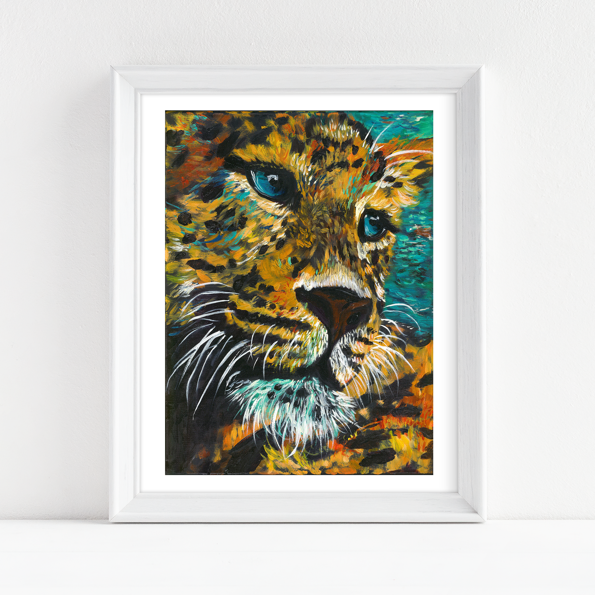 "Lilyana the Leopard" - Fine Art Print