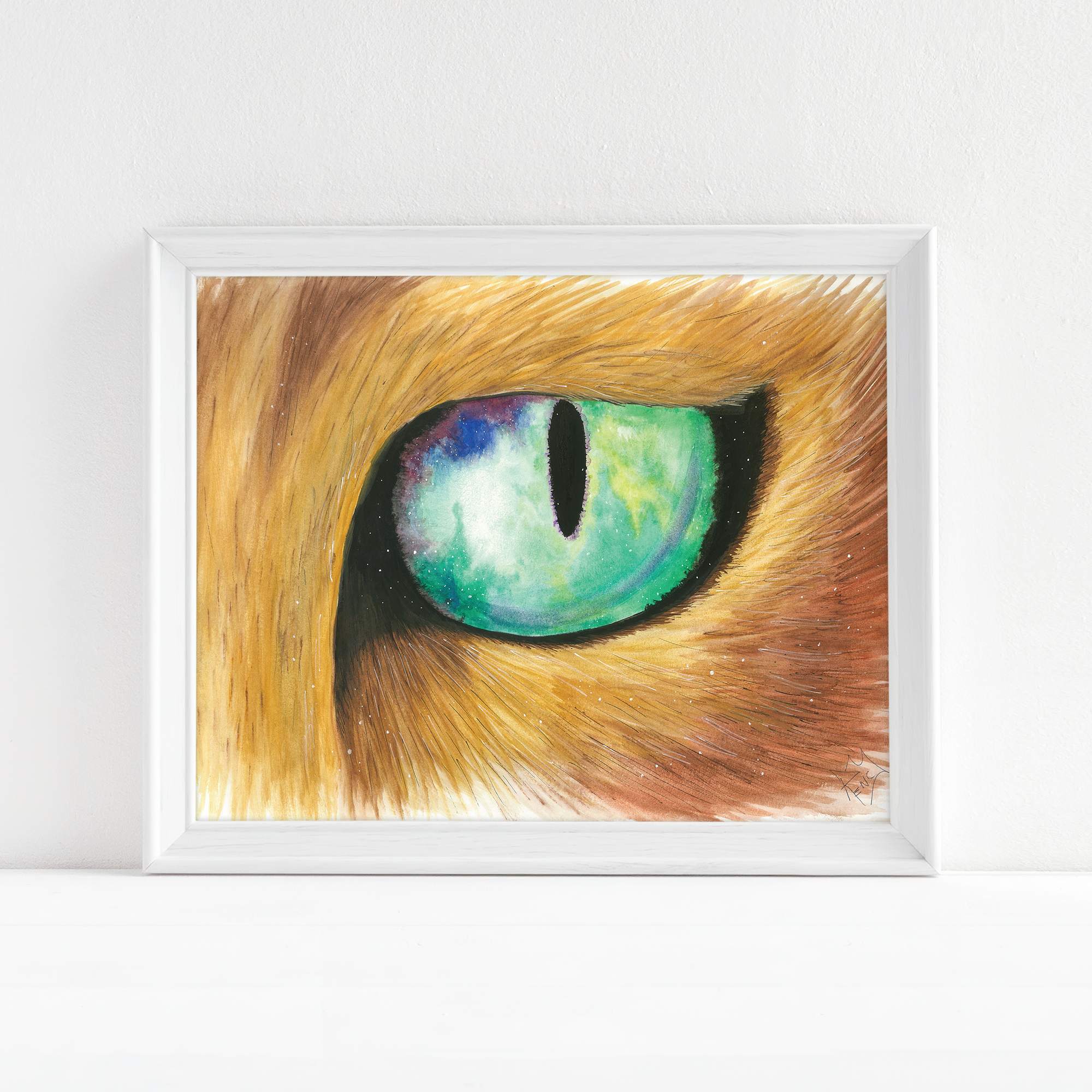 Lion Eye (Macro in the Micro Collection) - Fine Art Print