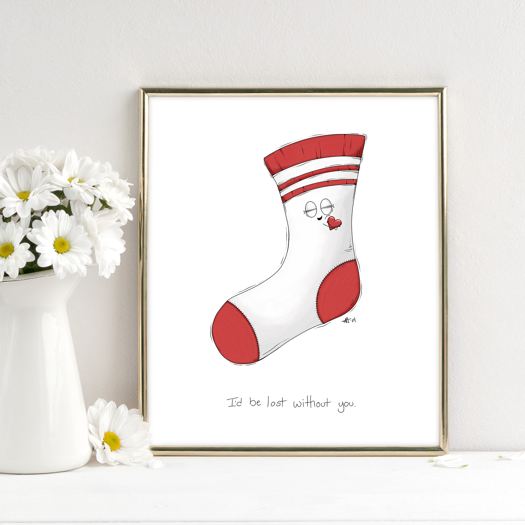 "I'd be lost without you." - Fine Art Print