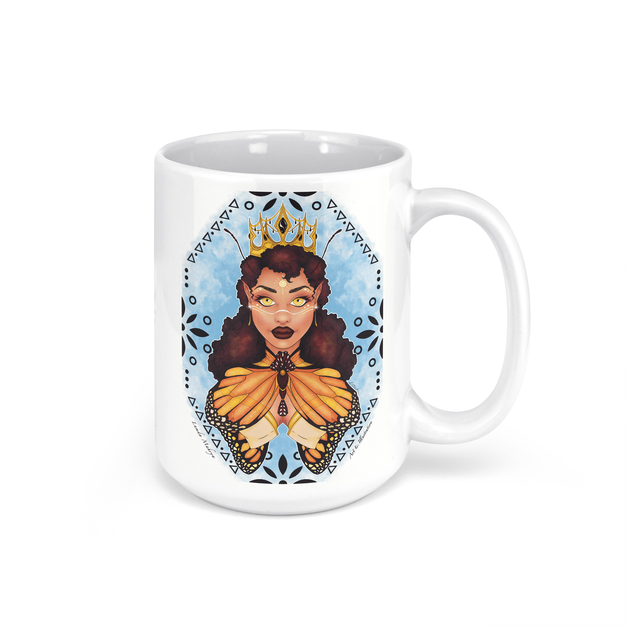 "Monarch's Intuition" - 15oz Coffee Mug
