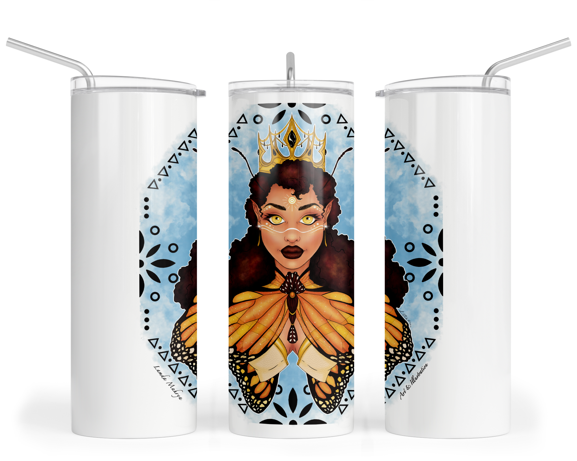 "Monarch's Intuition" - Stainless Steel Tumbler