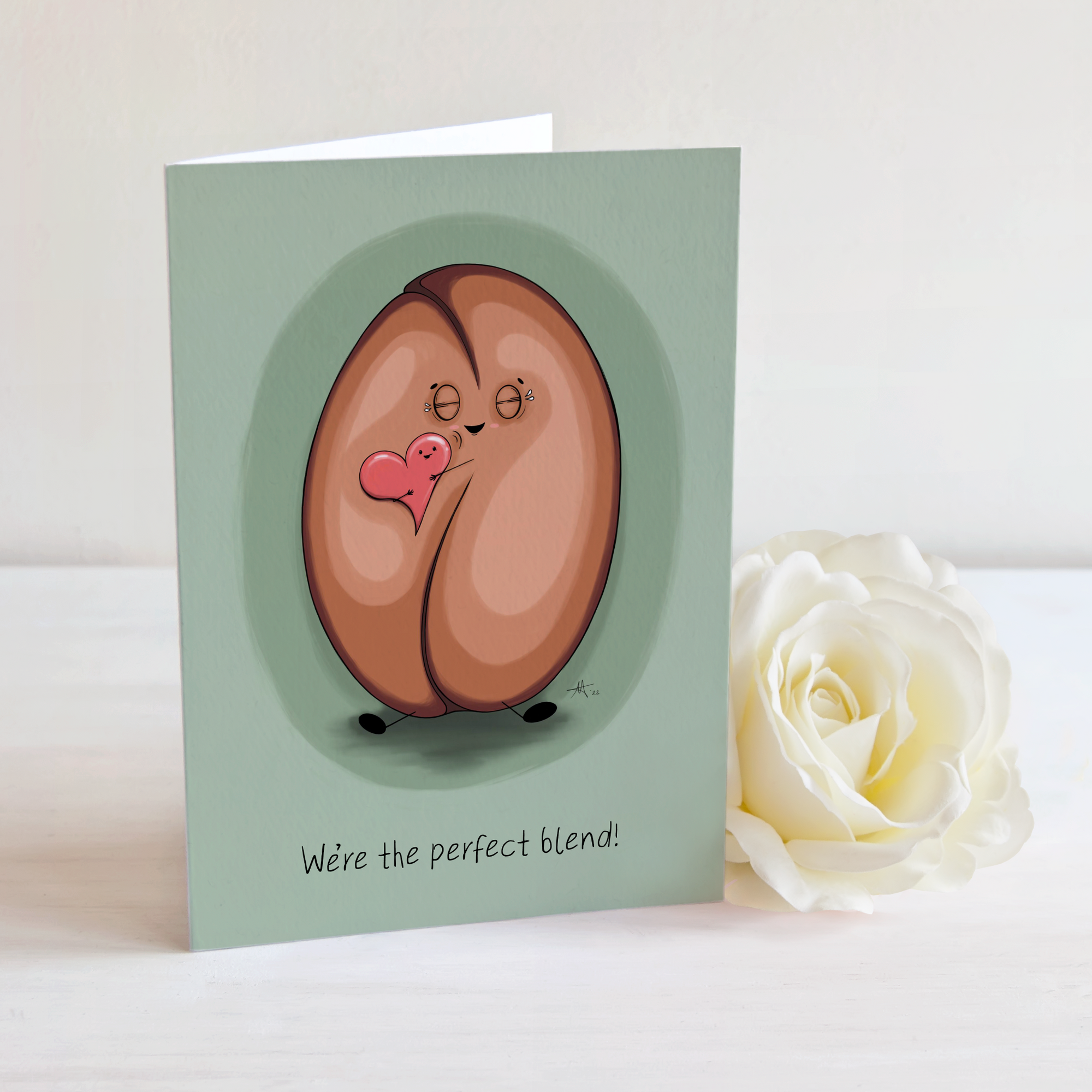 "We're the perfect blend!" - Greeting Card / Small Print