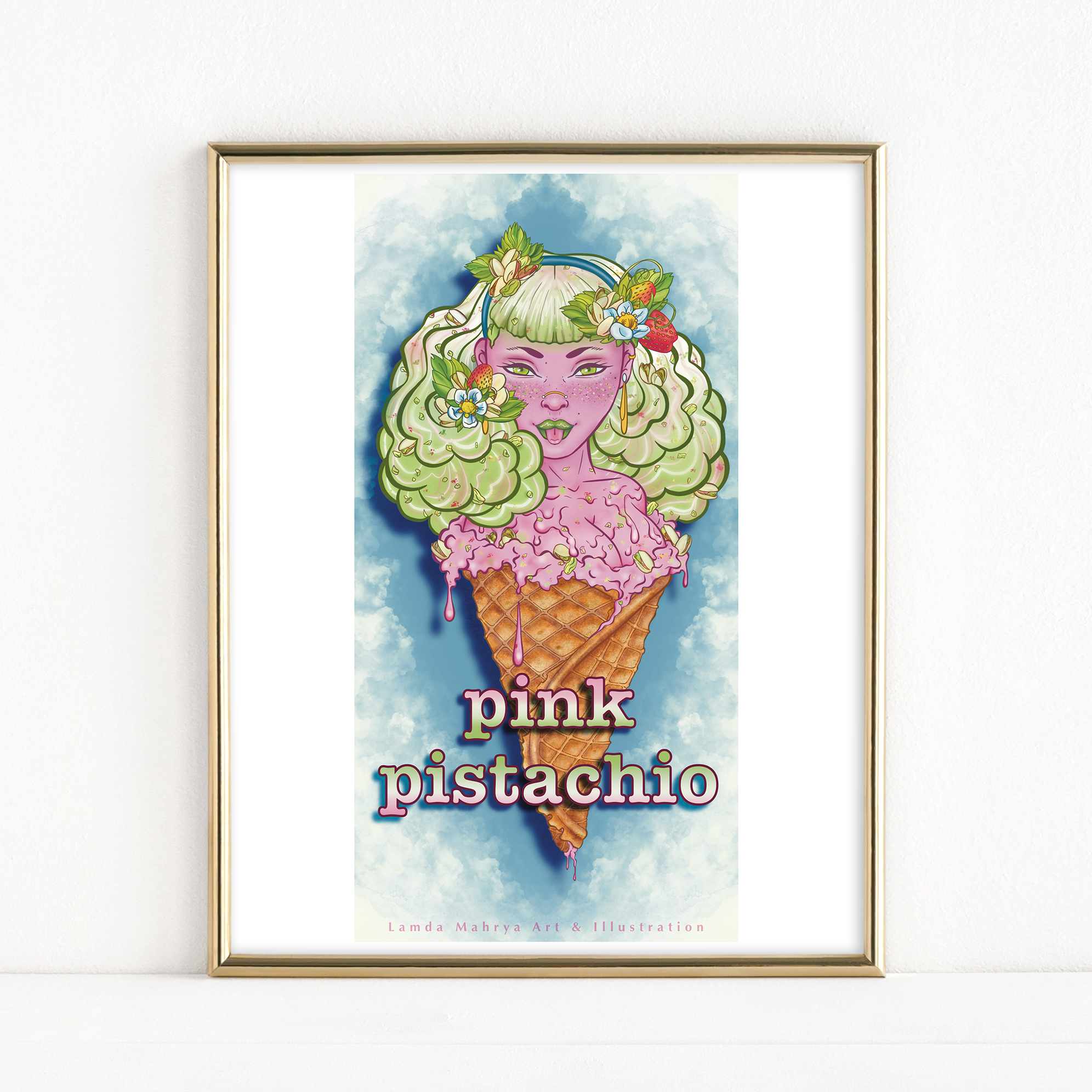 "Pink Pistachio" - Fine Art Print