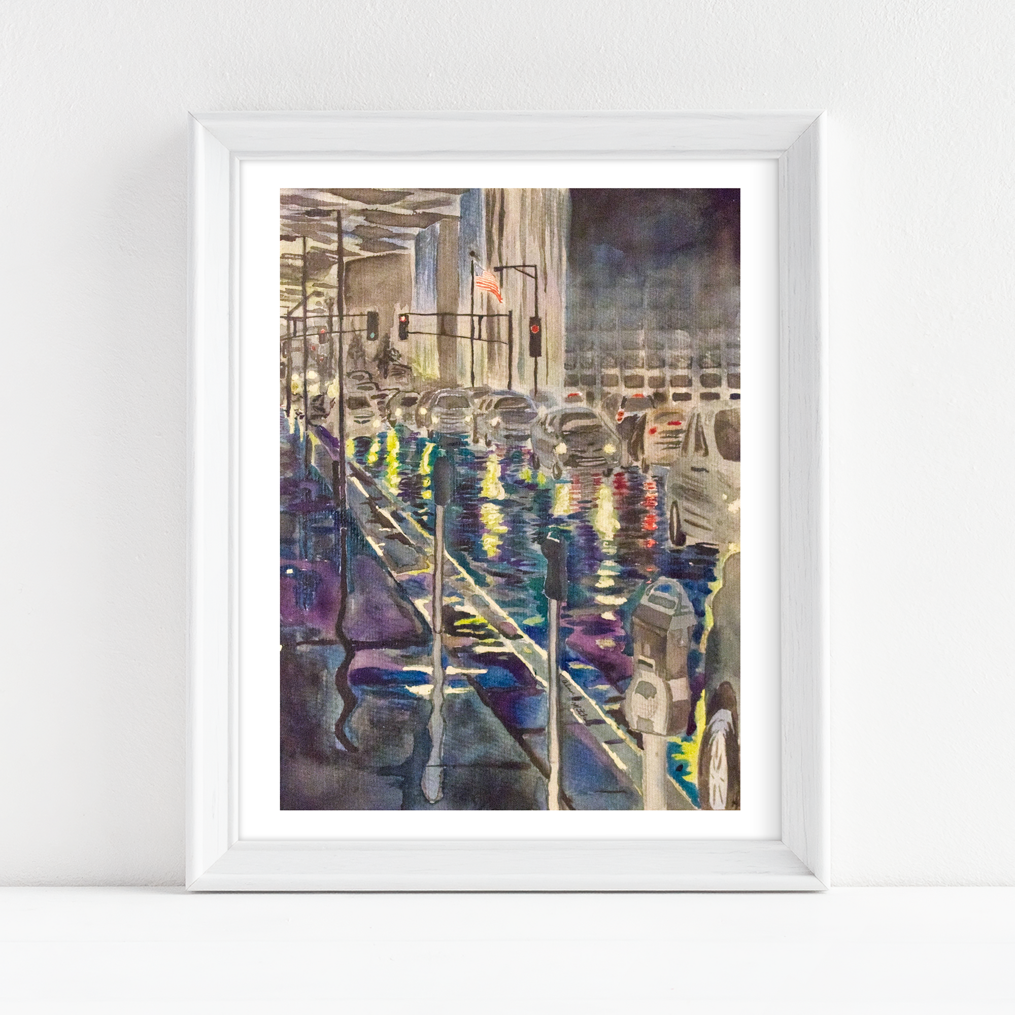 "Rainy Streets" - Fine Art Print