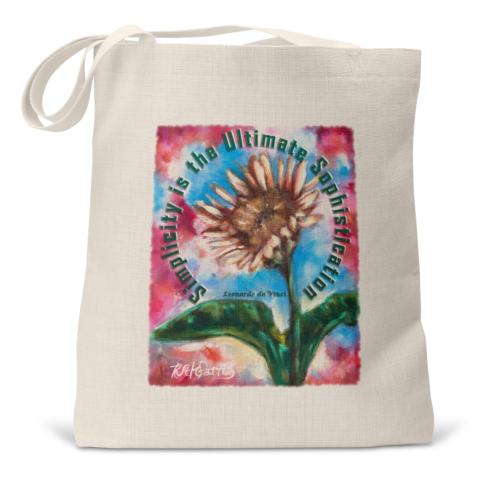 "Summer Joy" - Small Tote Bag