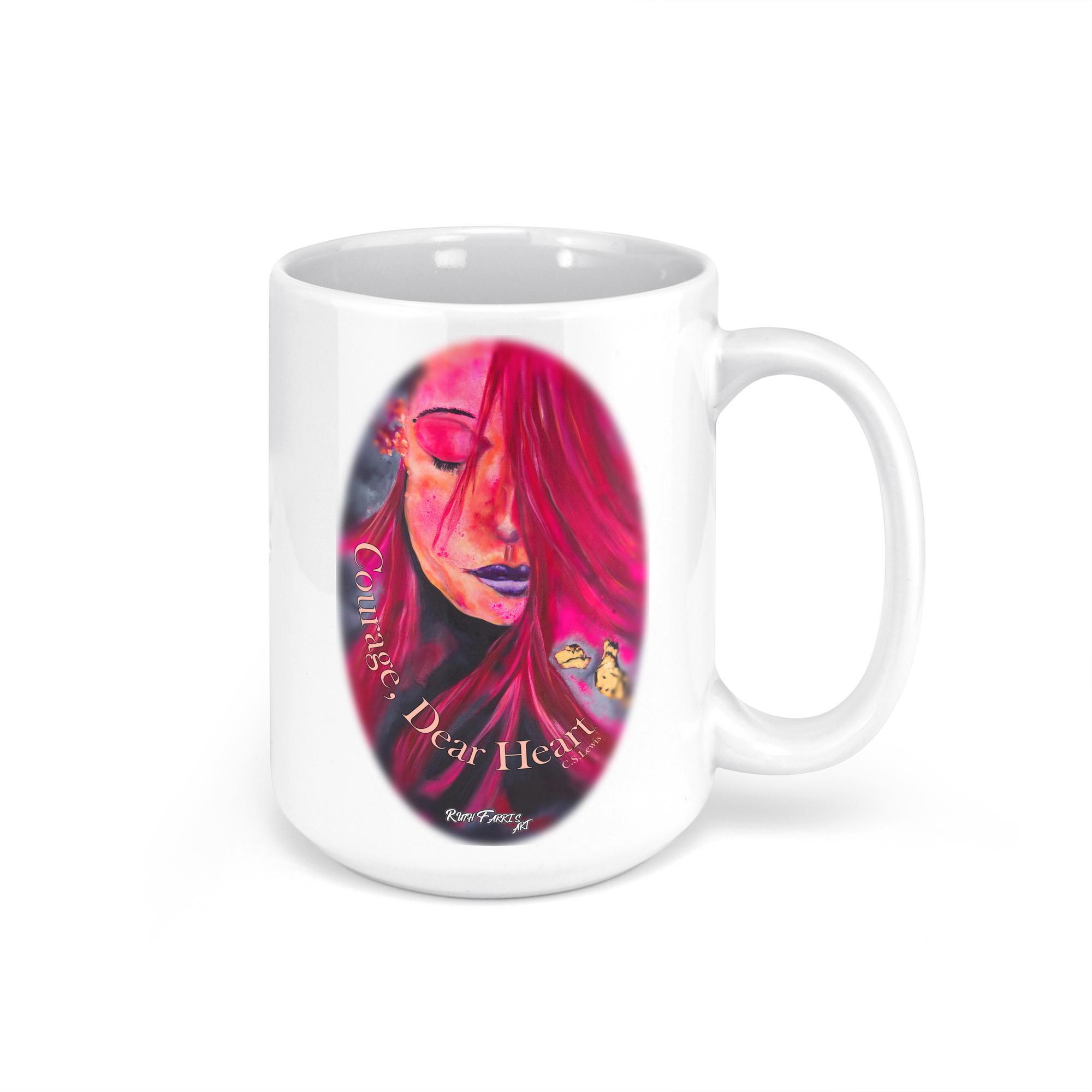 "Sunset Woman" - 15oz Coffee Mug
