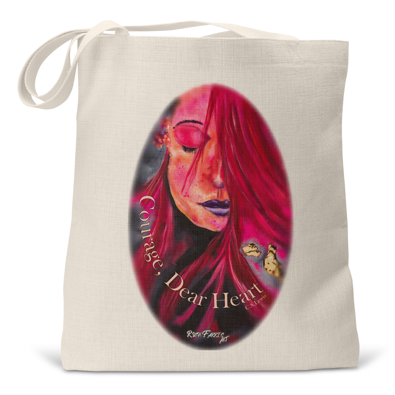 "Sunset Woman" - Small/Large Tote Bag