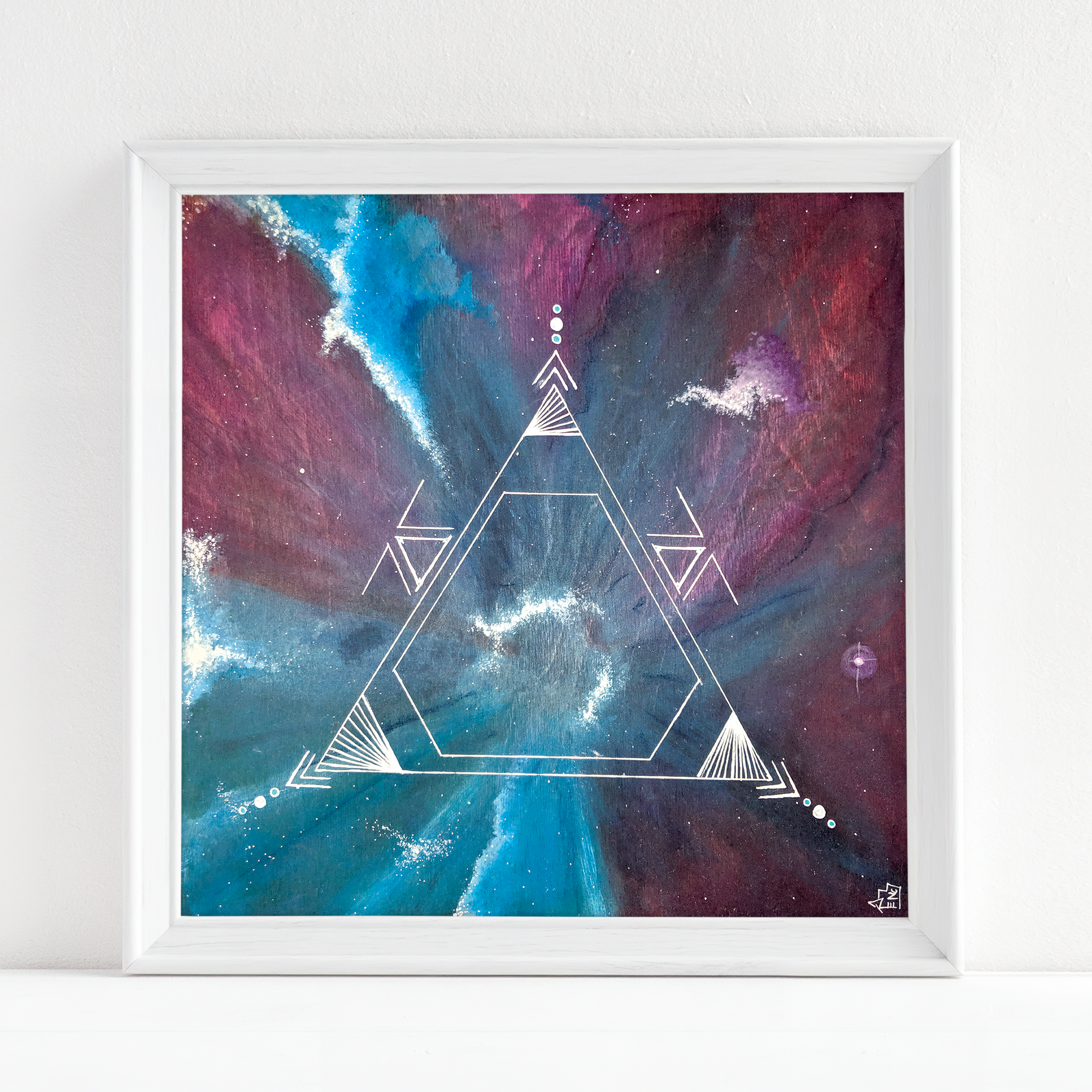 "Space Triangle" - Fine Art Print
