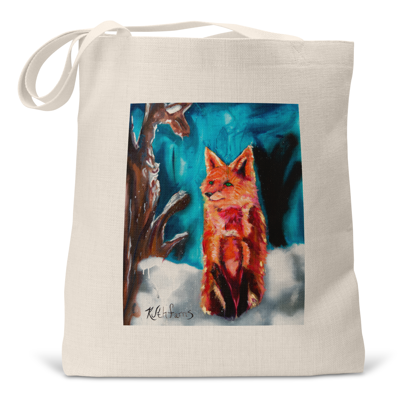 "Warm Winter" - Small Tote Bag