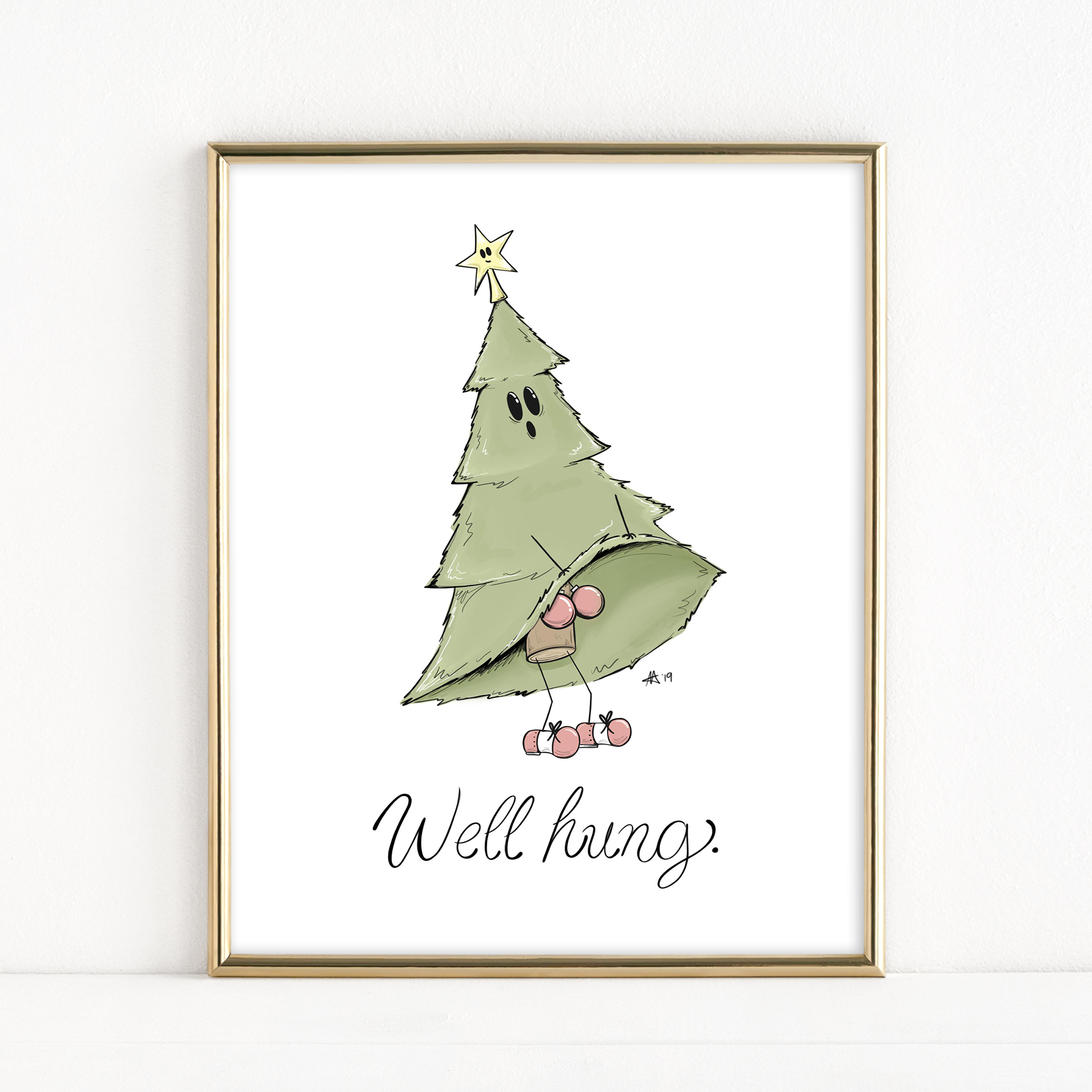 "Well hung." - Fine Art Print