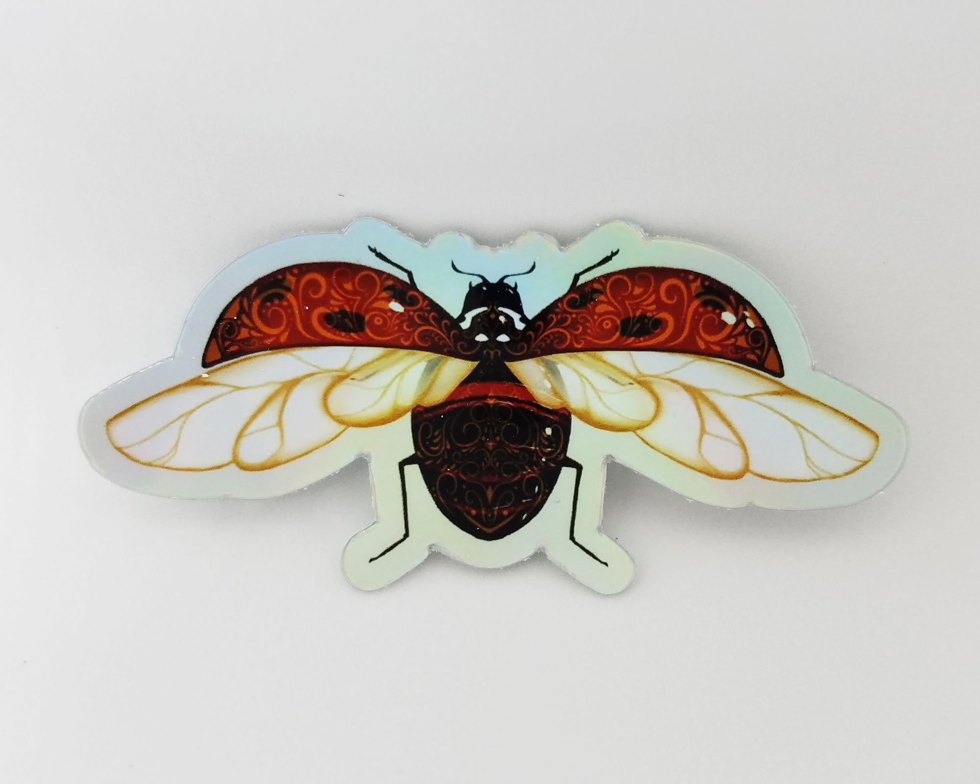 Ladybug - Holographic Sticker