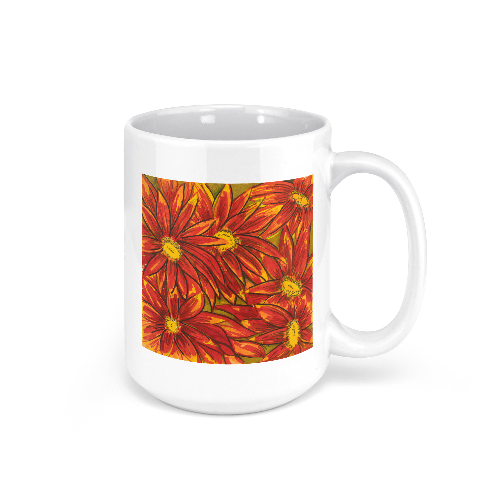 "A Bouquet of Sunshine" - 15oz Coffee Mug