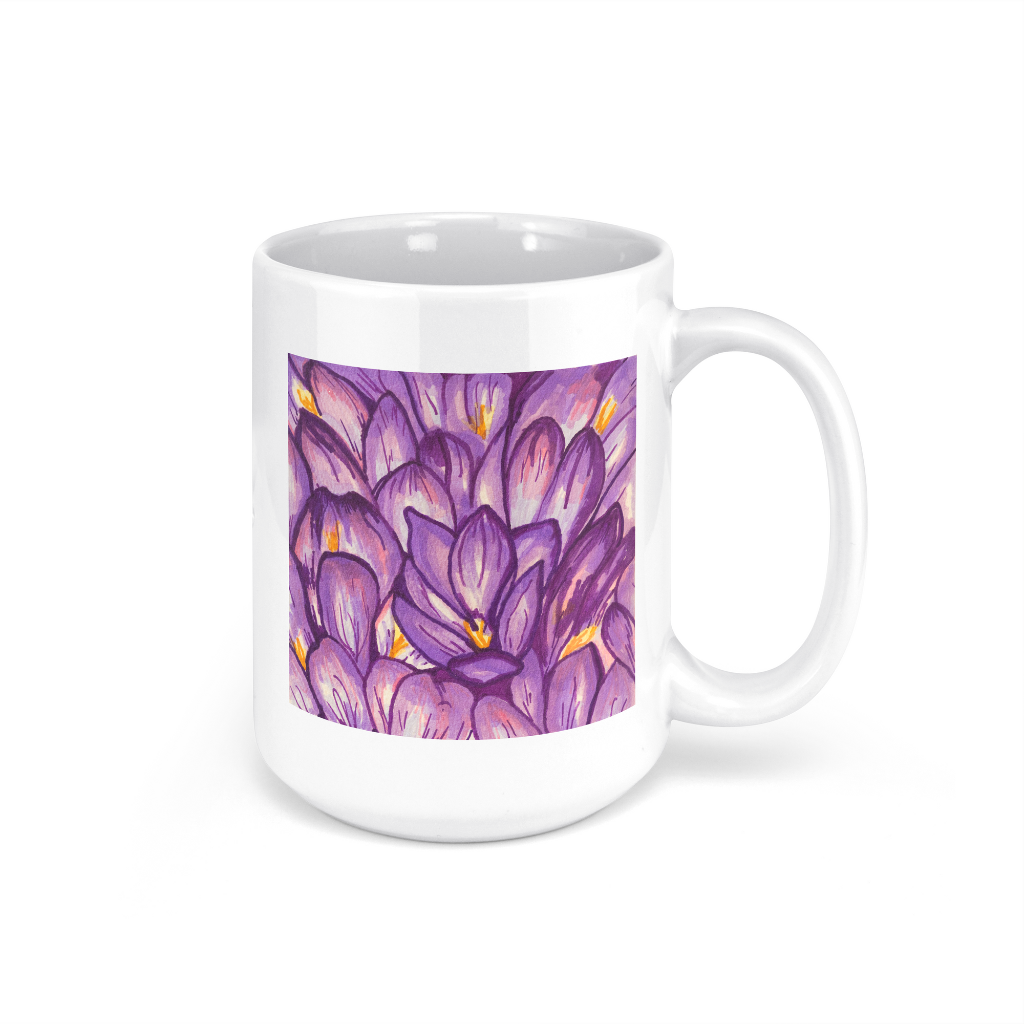 "A Passion for Purple" - 15oz Coffee Mug