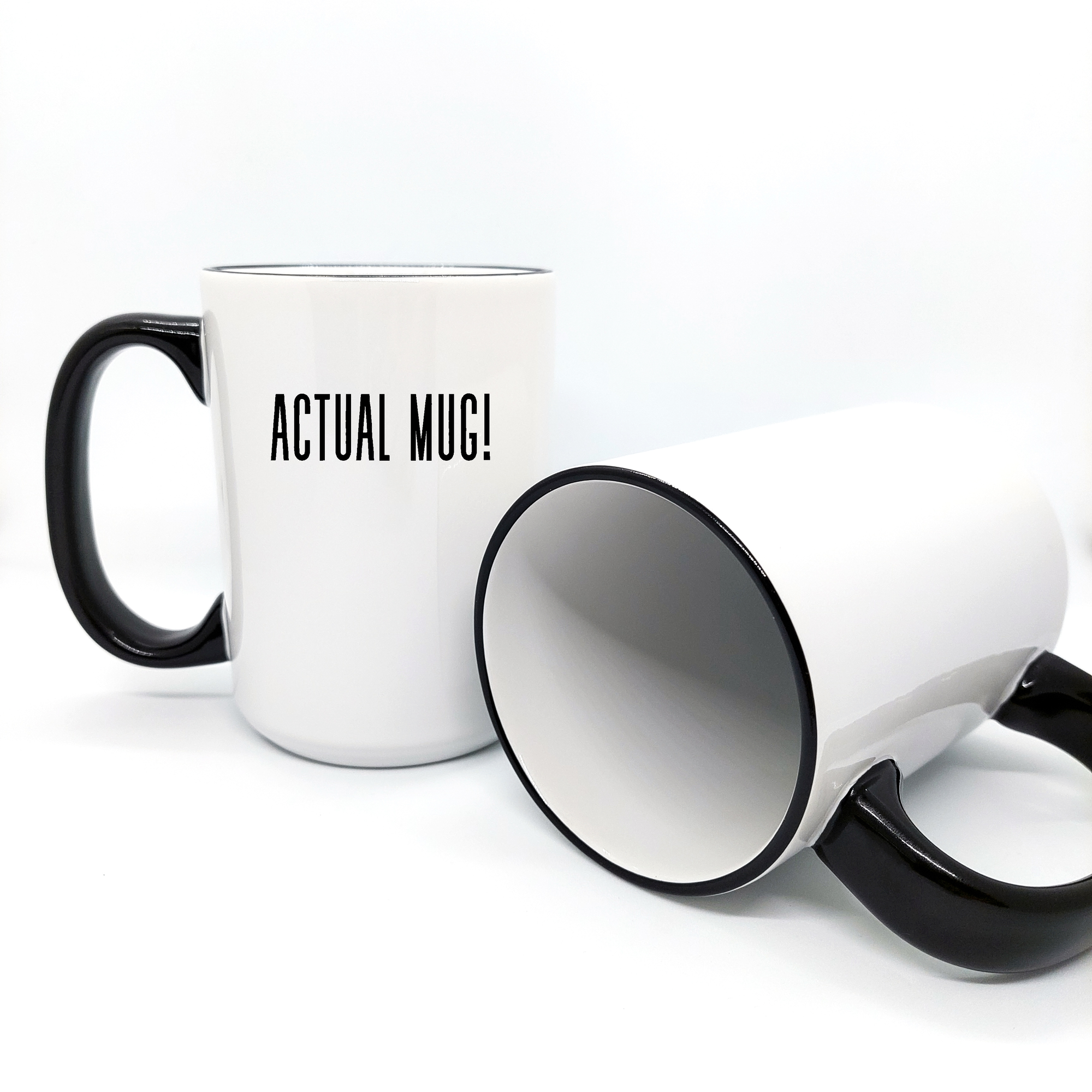 "Watcher" Black/White Version - 15oz Coffee Mug