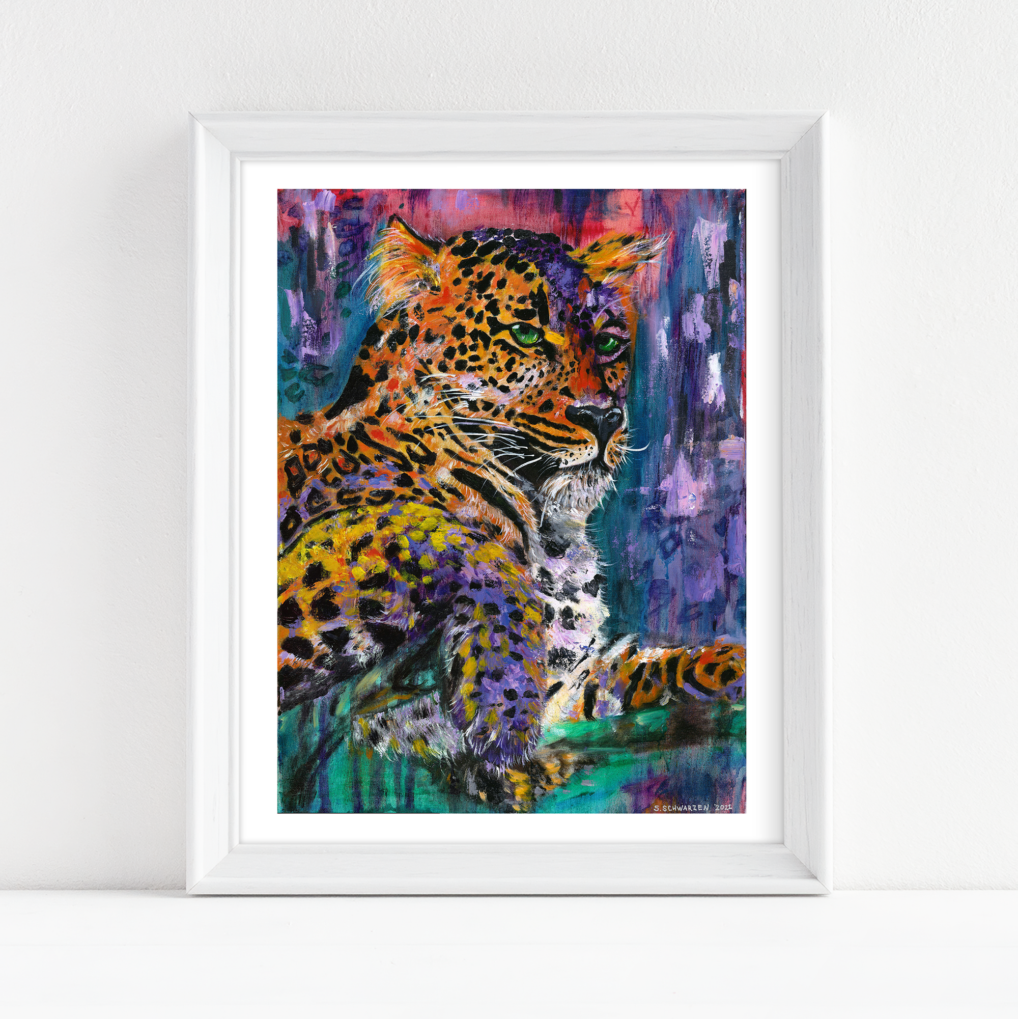 "Ava the Royal Leopard" - Fine Art Print