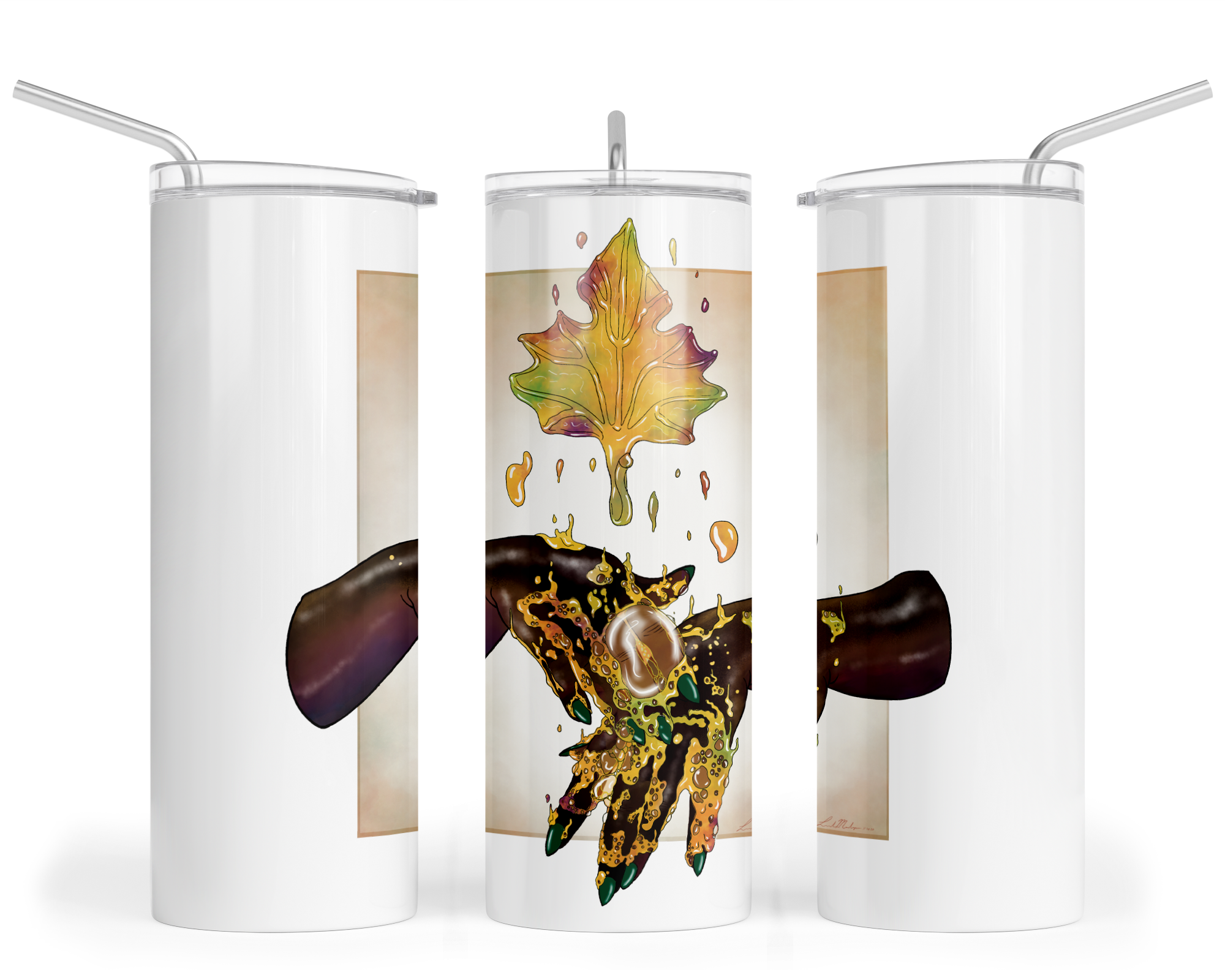 "Cleansing Autumn" - Stainless Steel Tumbler